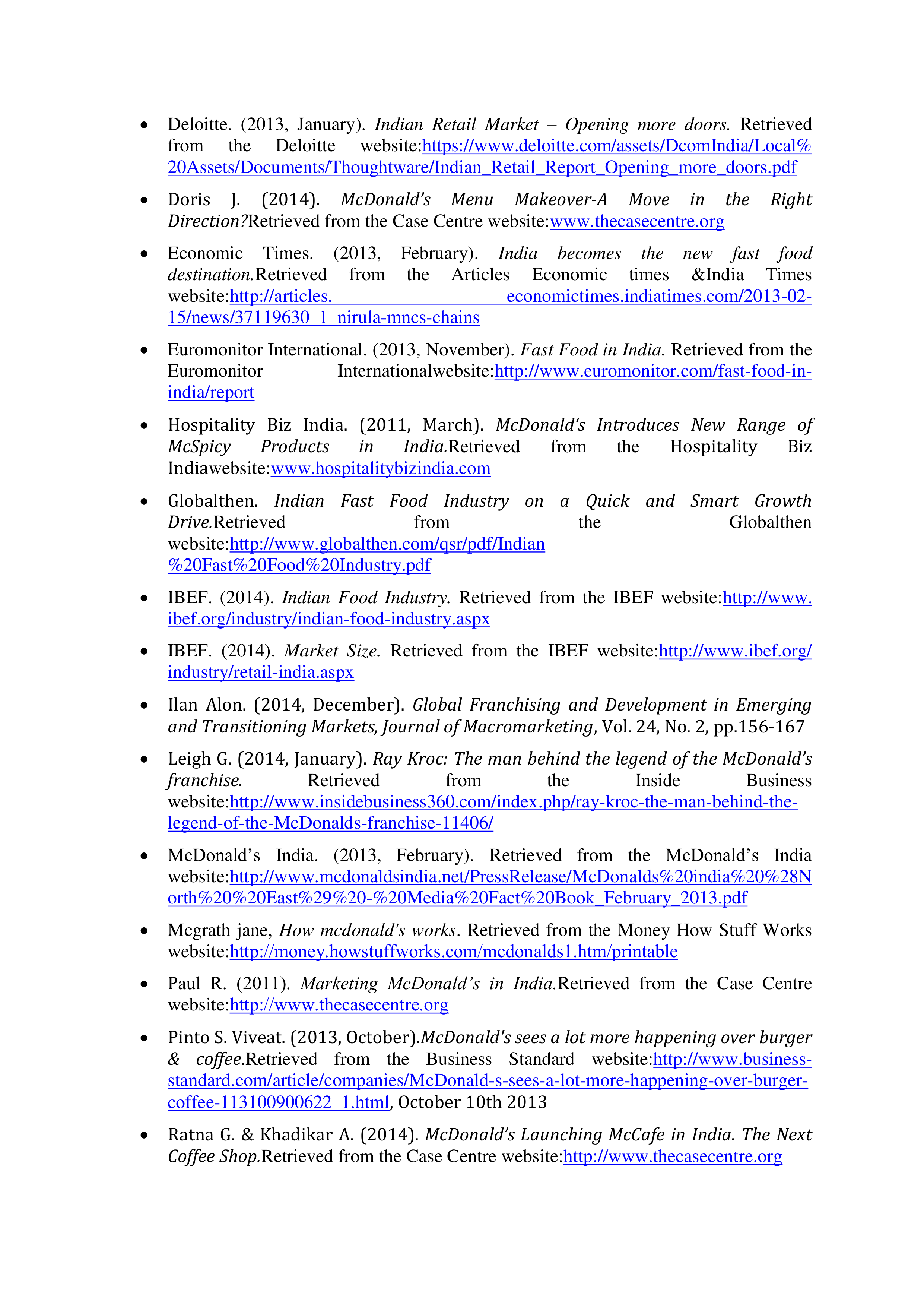 McDonalds Case Study — page 11