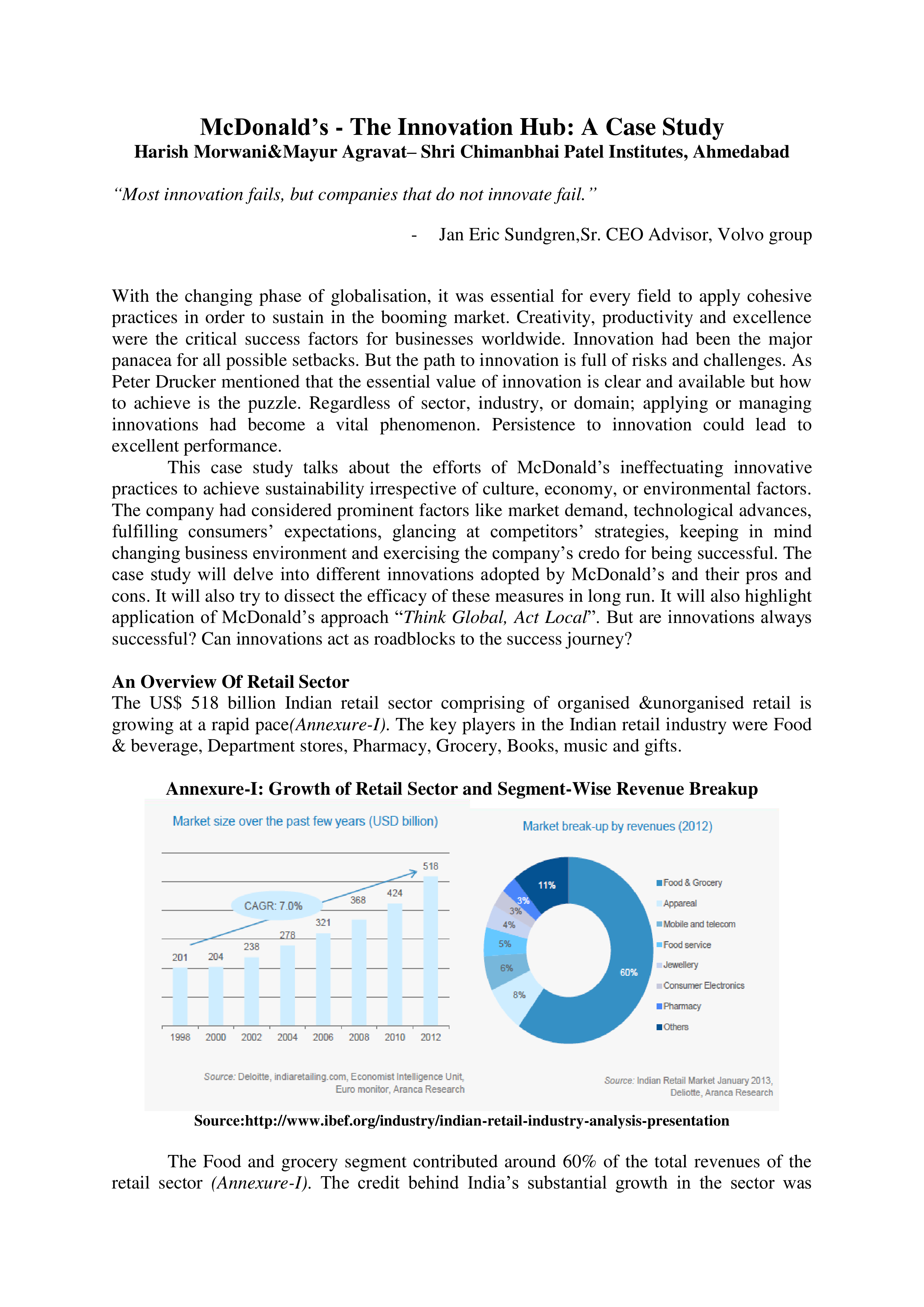 McDonalds Case Study — page 2