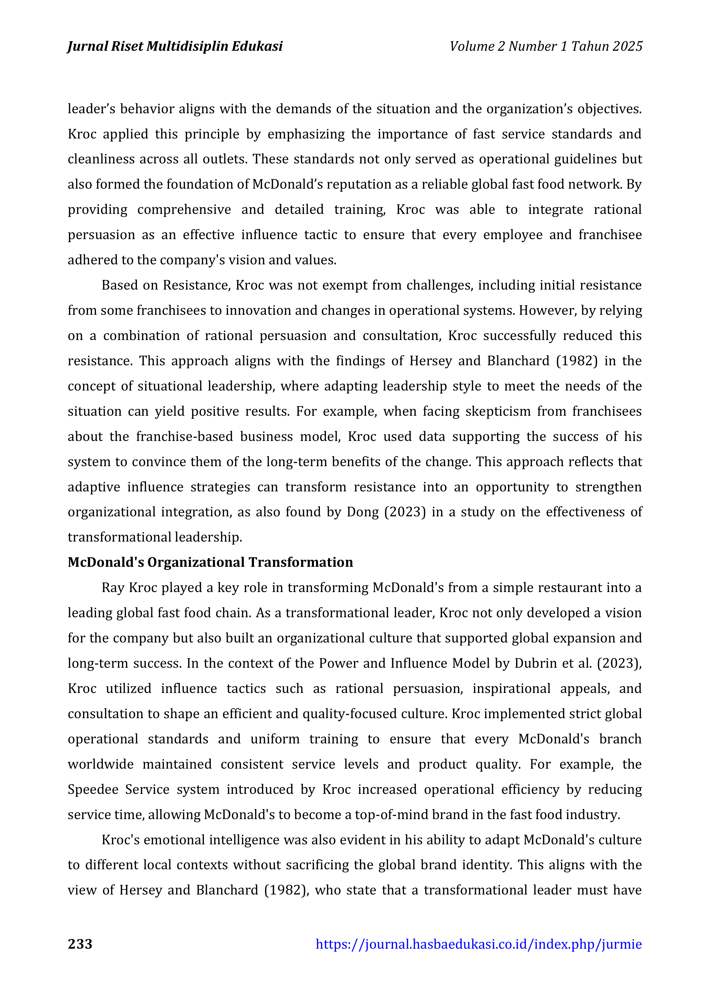 McDonalds Leadership Skills — page 11