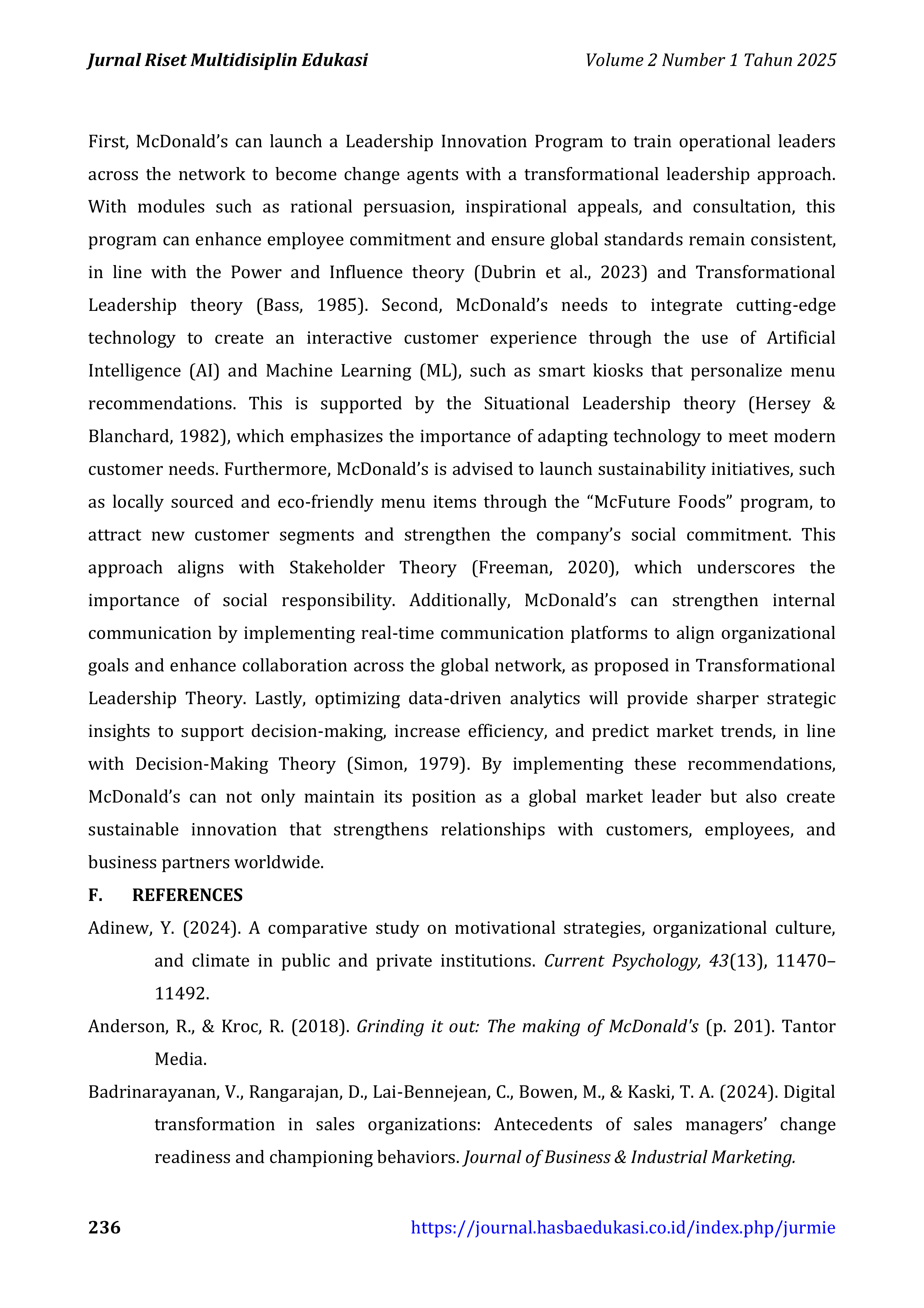 McDonalds Leadership Skills — page 14