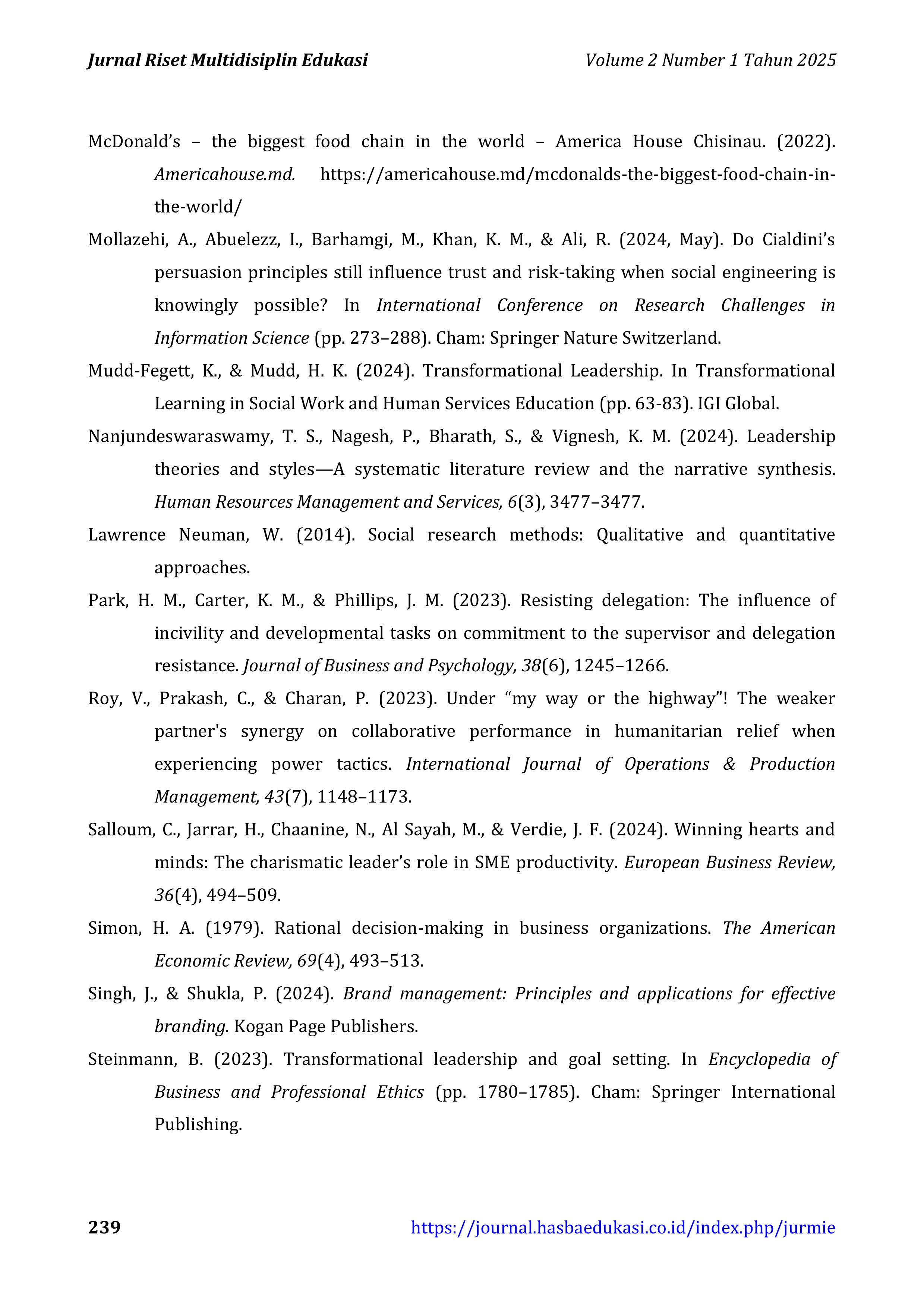 McDonalds Leadership Skills — page 17