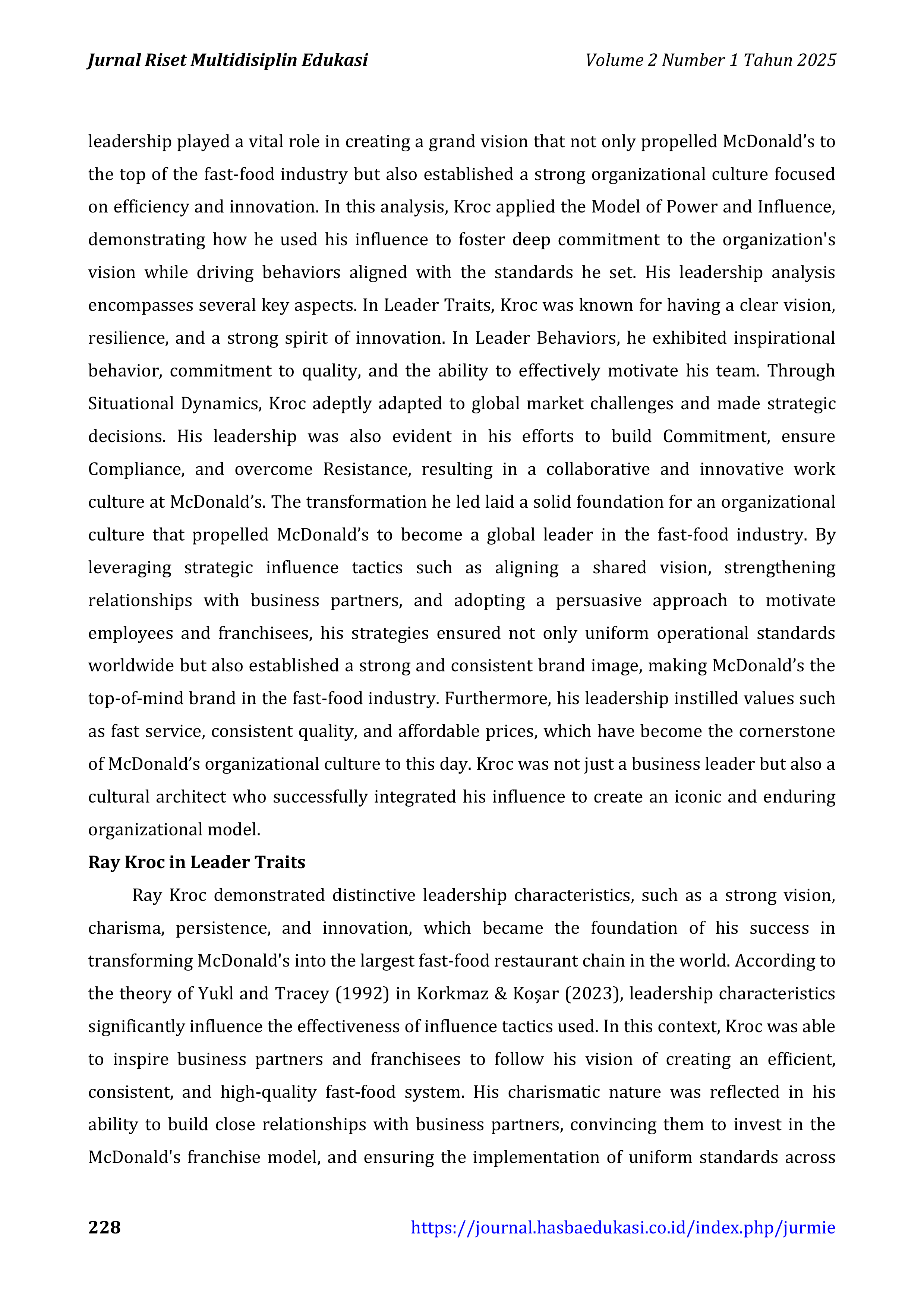 McDonalds Leadership Skills — page 6