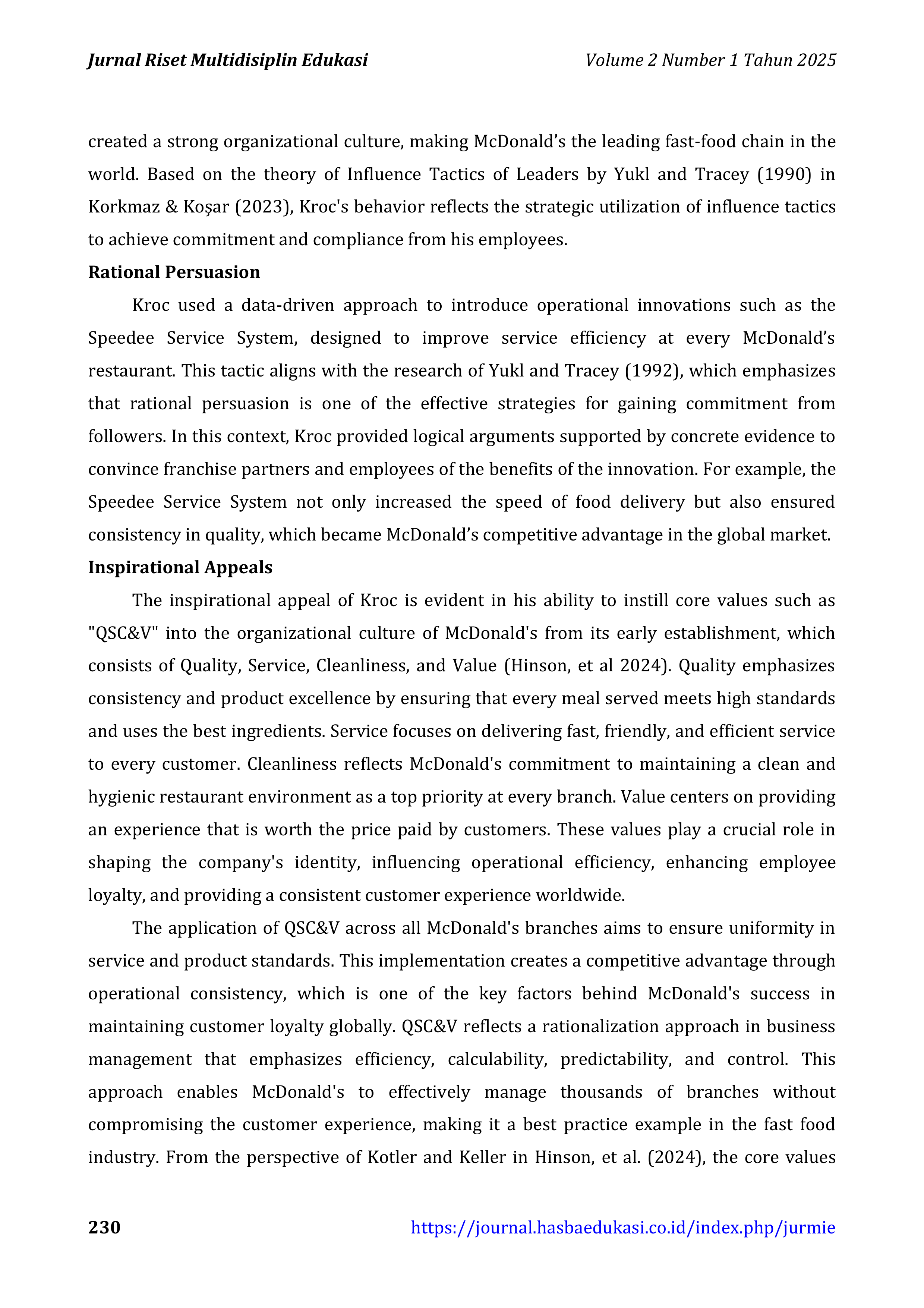 McDonalds Leadership Skills — page 8