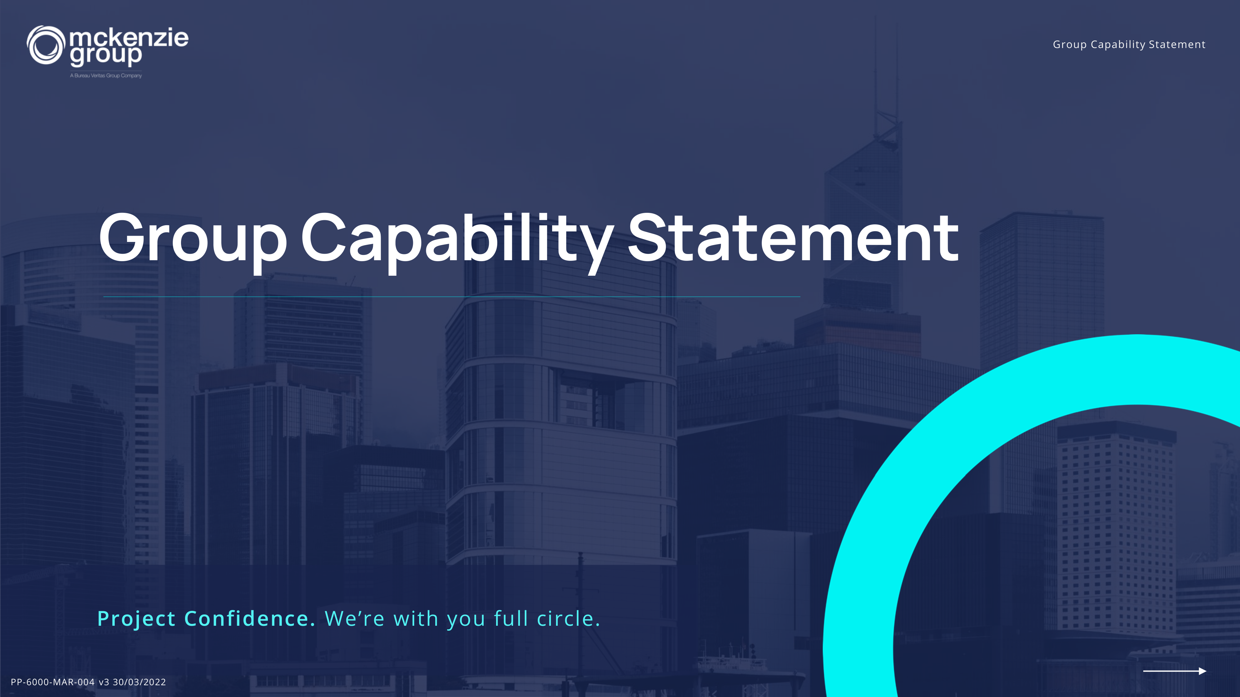 McKenzie Group Capability Statement — page 1