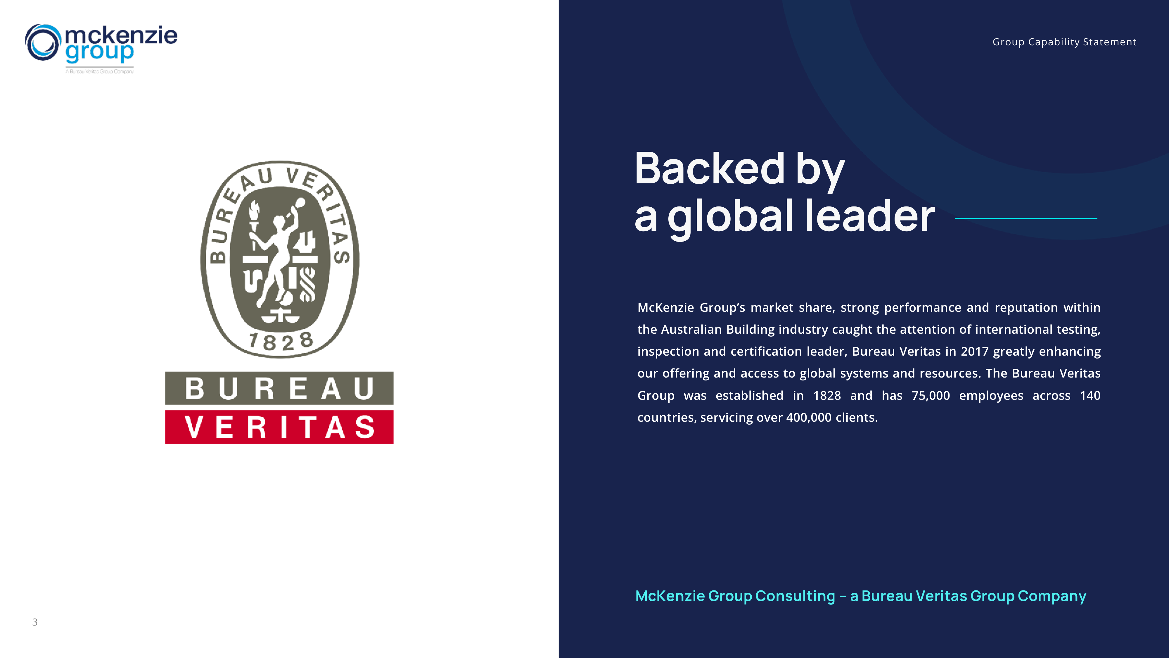 McKenzie Group Capability Statement — page 3