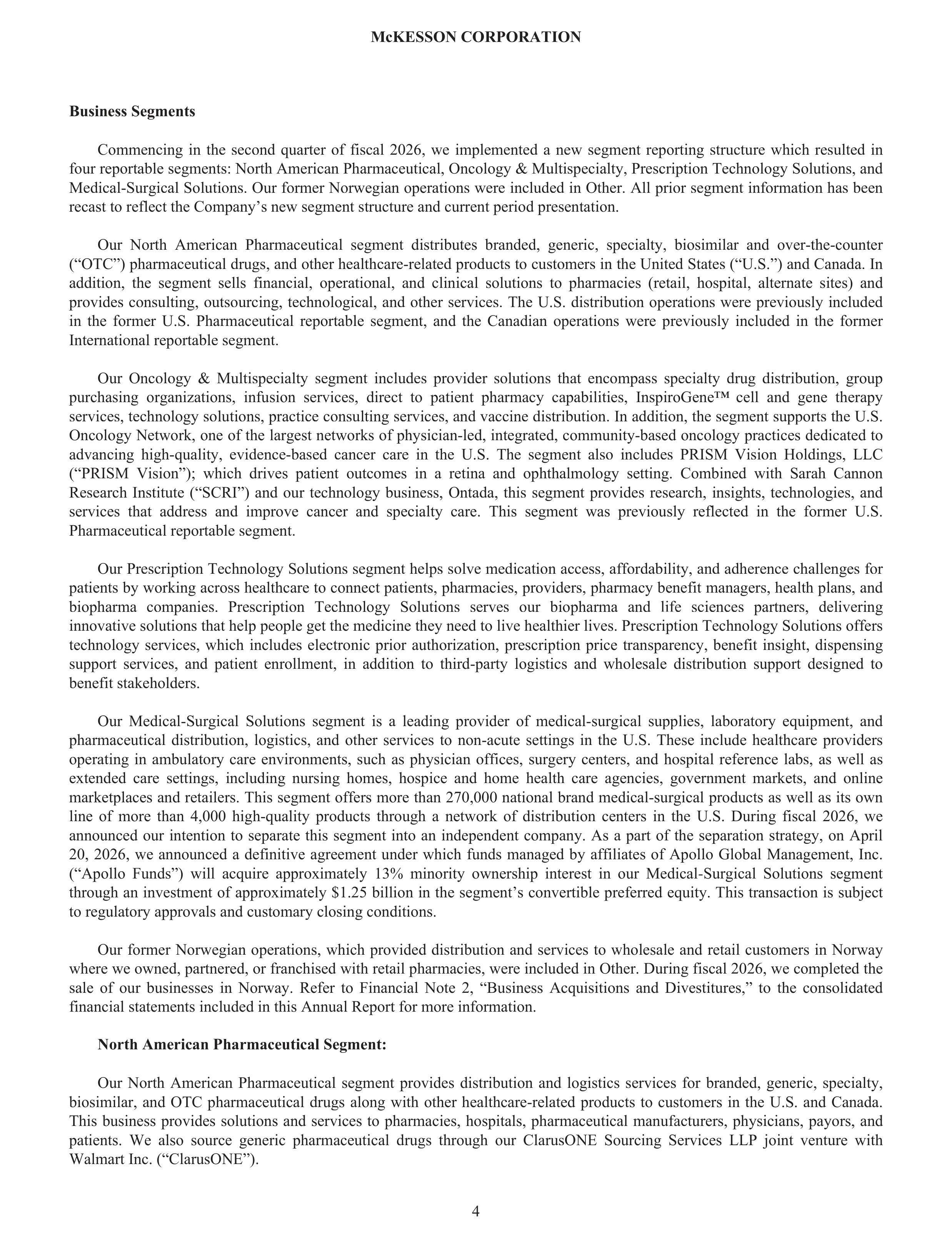McKesson Annual Report — page 10