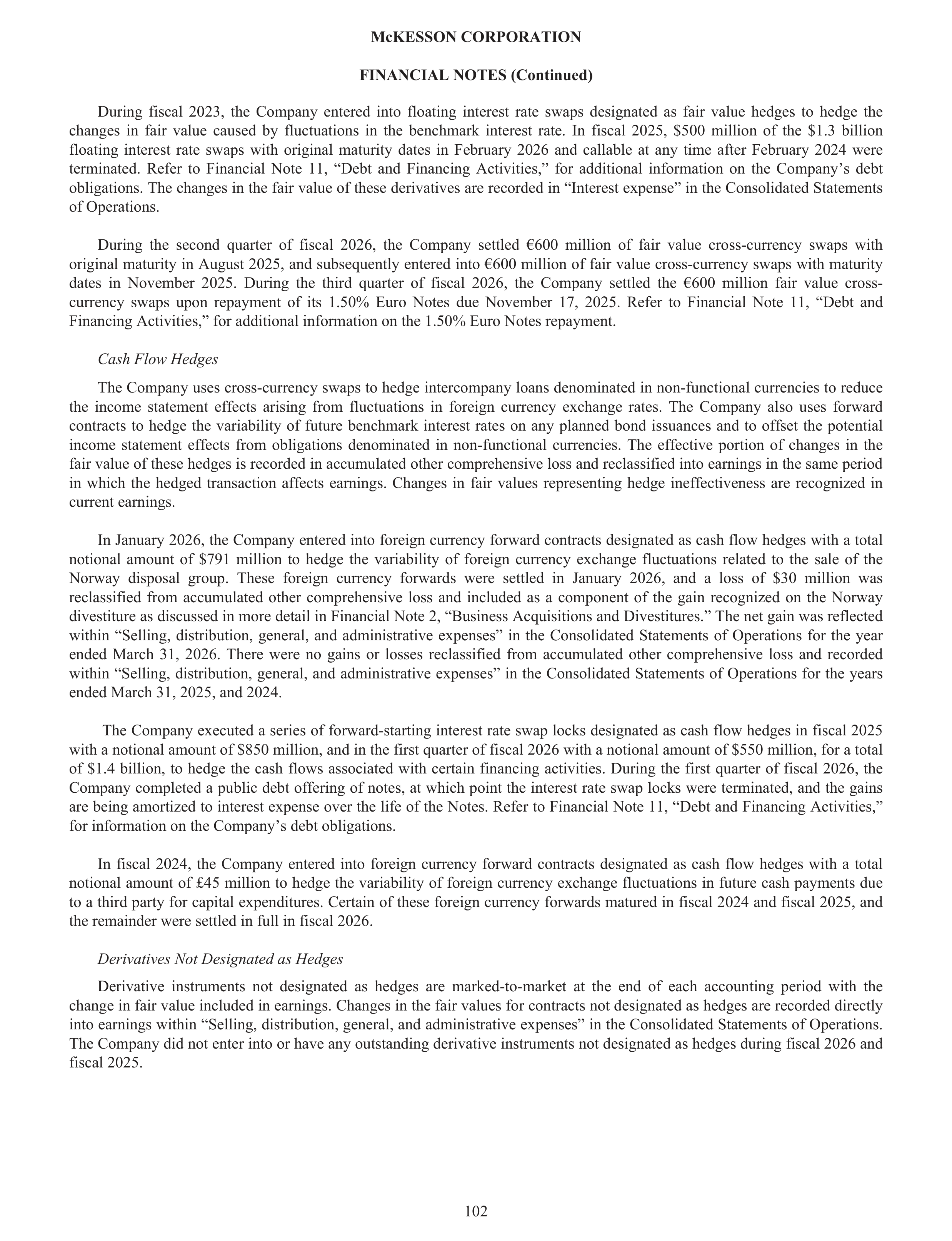 McKesson Annual Report — page 108