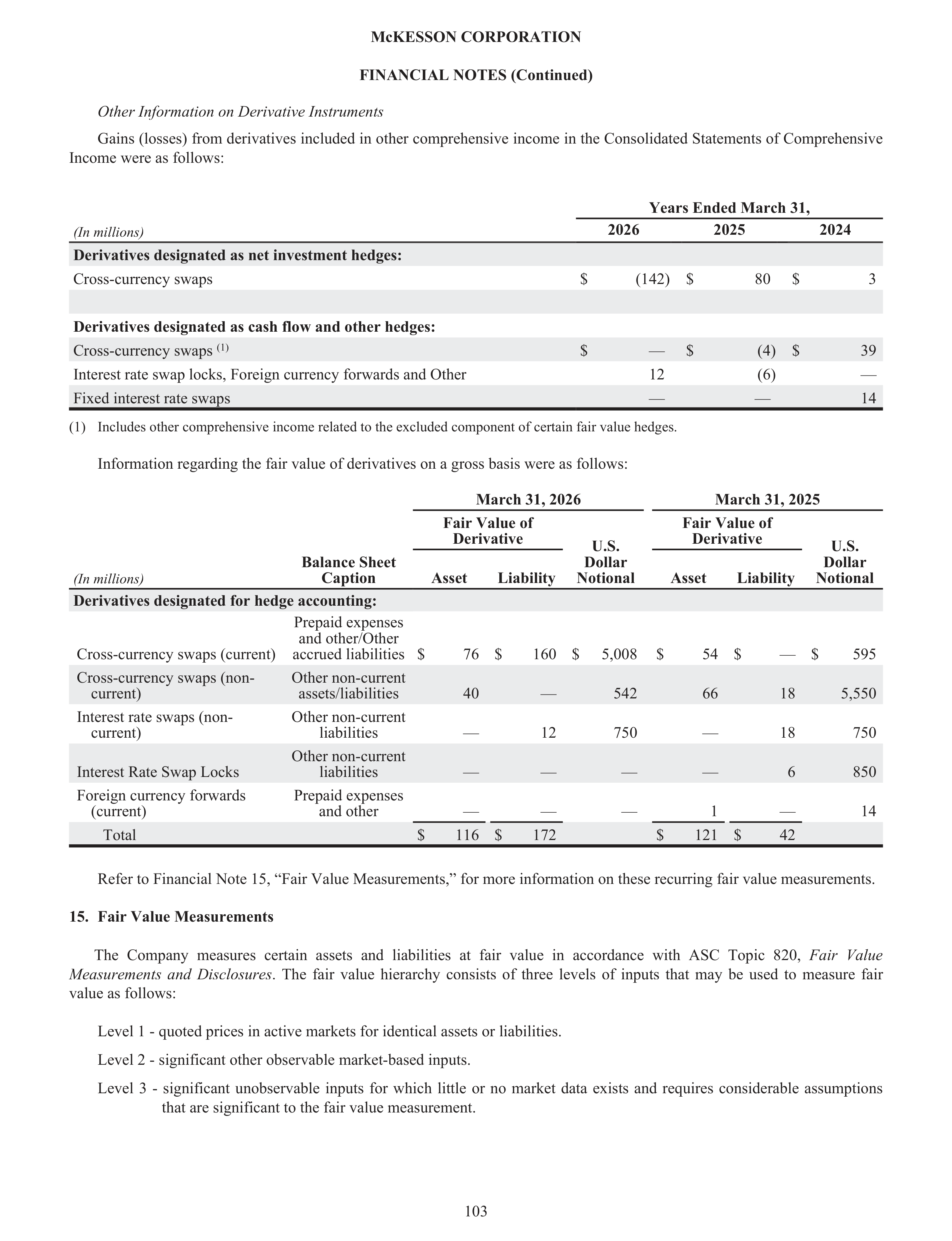 McKesson Annual Report — page 109