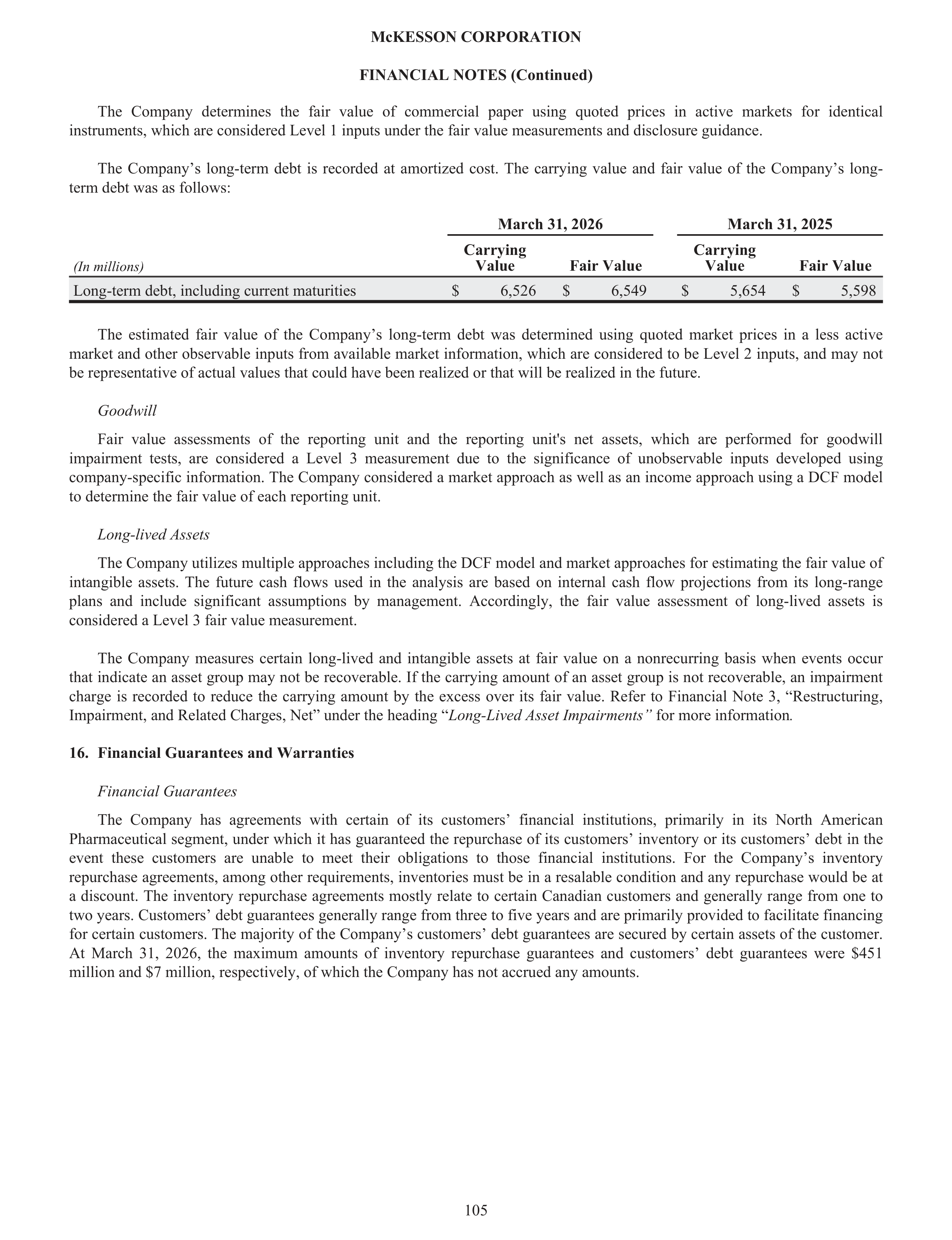 McKesson Annual Report — page 111
