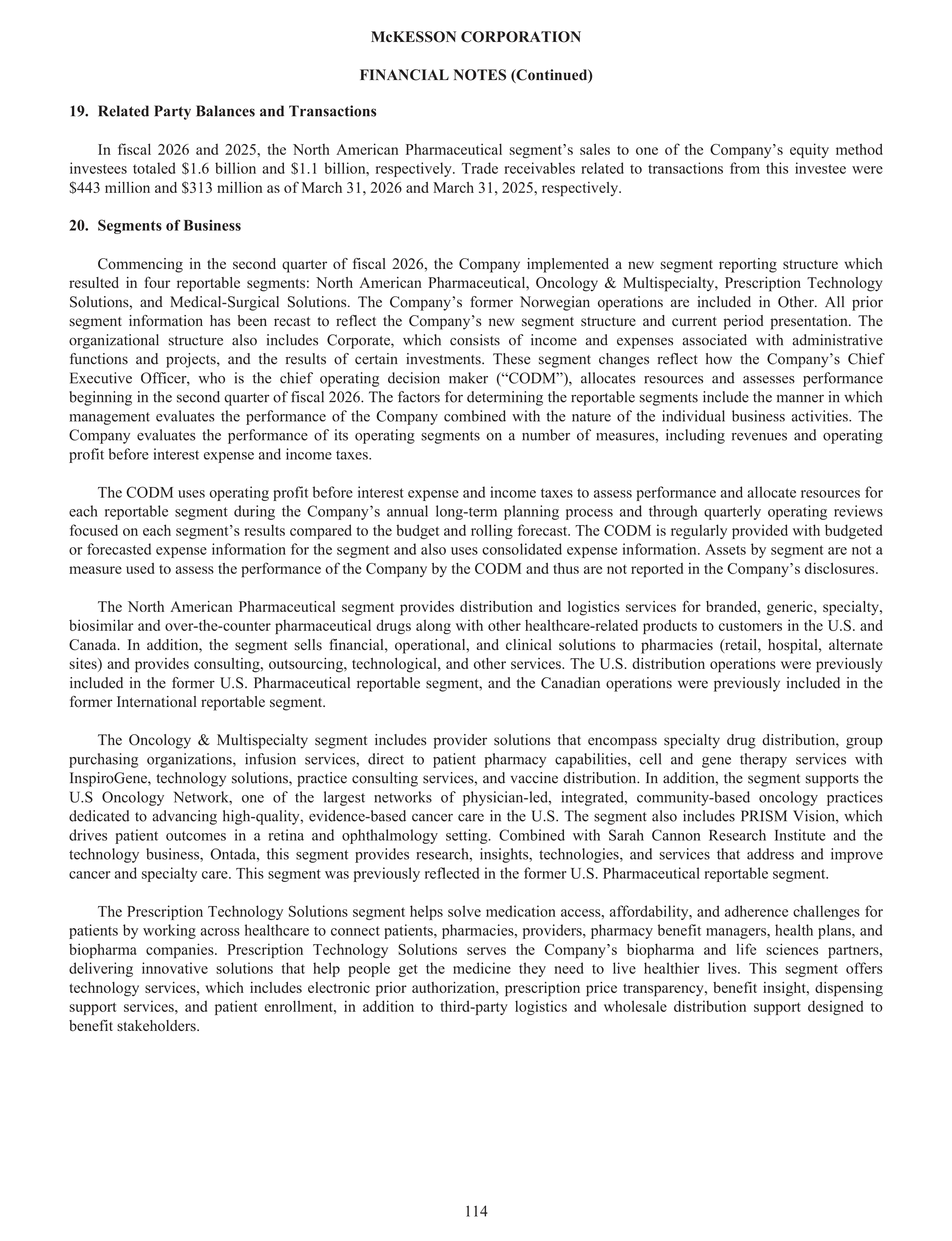 McKesson Annual Report — page 120