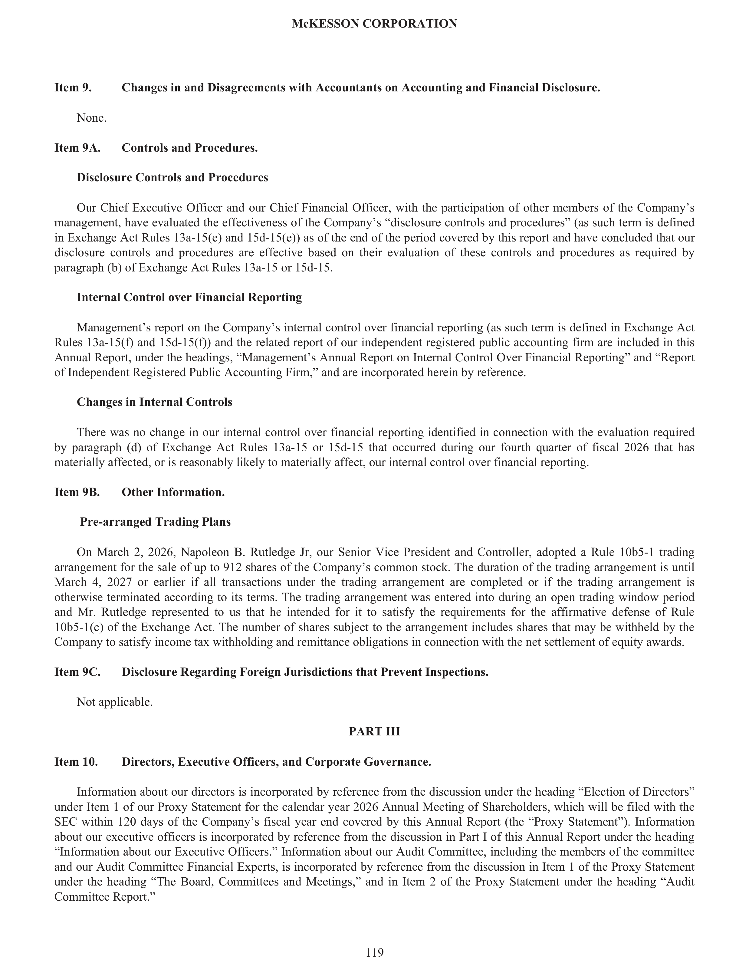 McKesson Annual Report — page 125