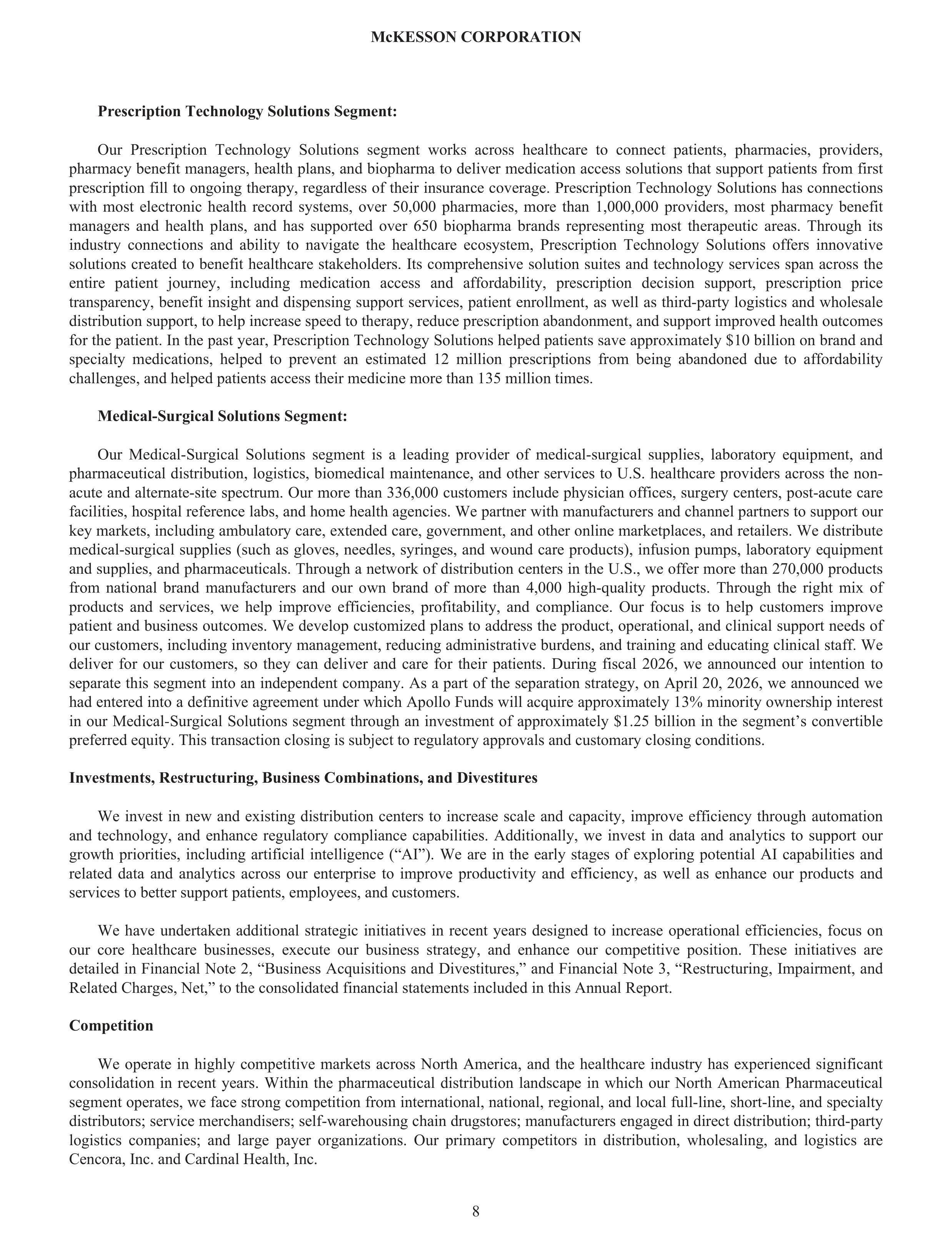 McKesson Annual Report — page 14