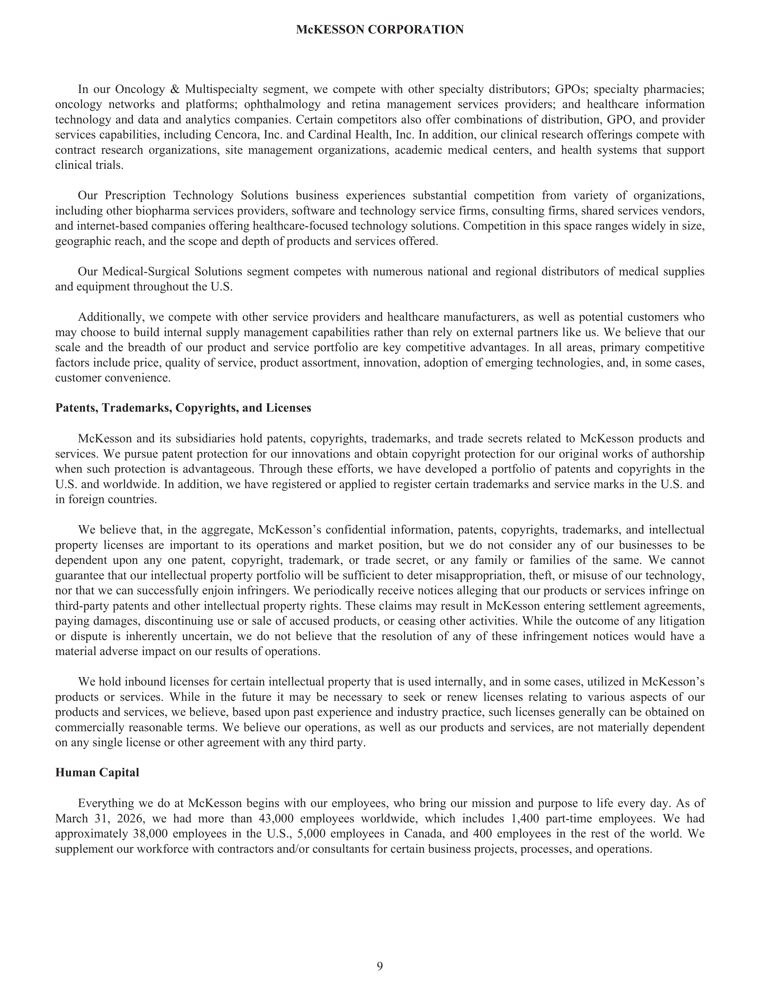 McKesson Annual Report — page 15
