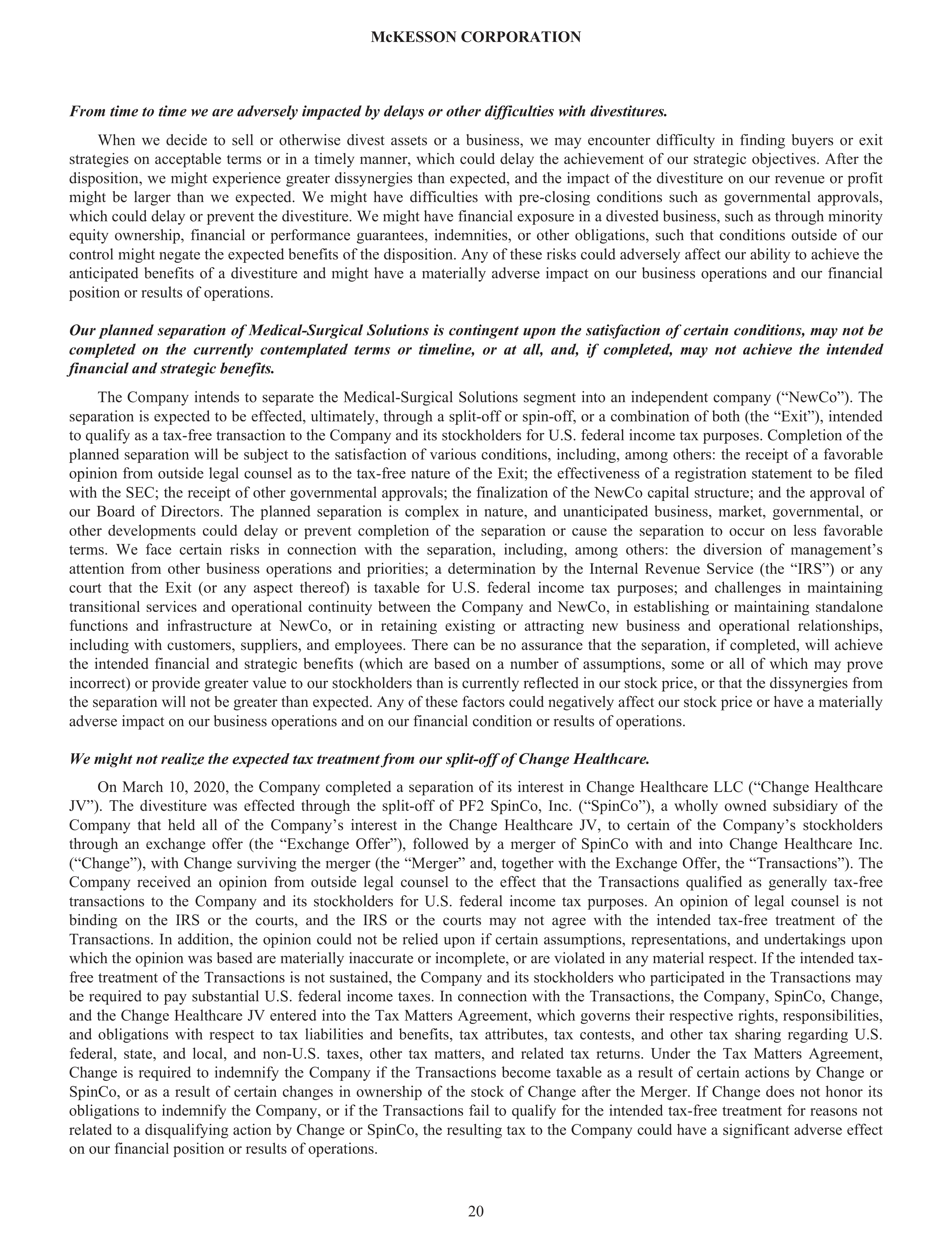 McKesson Annual Report — page 26