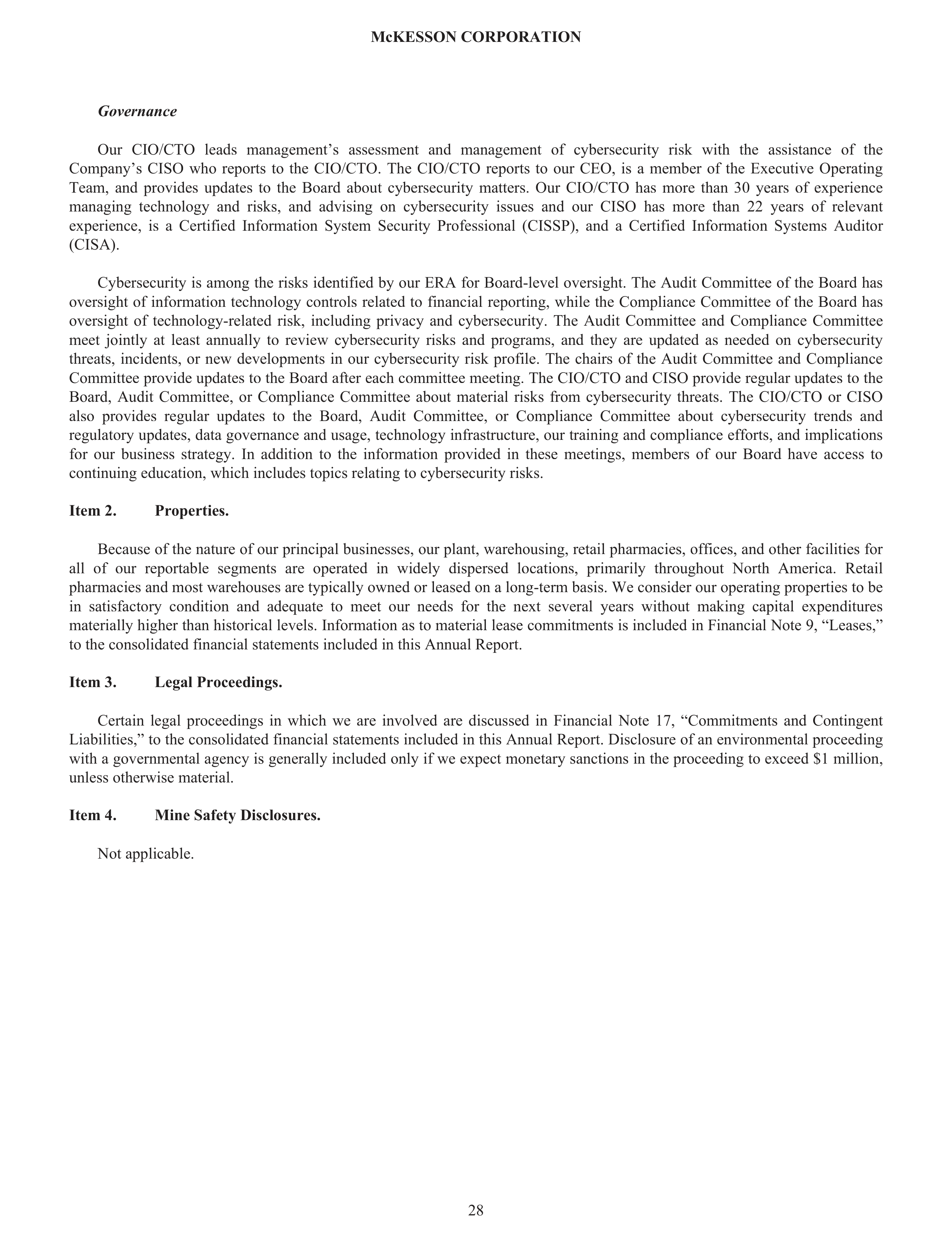 McKesson Annual Report — page 34