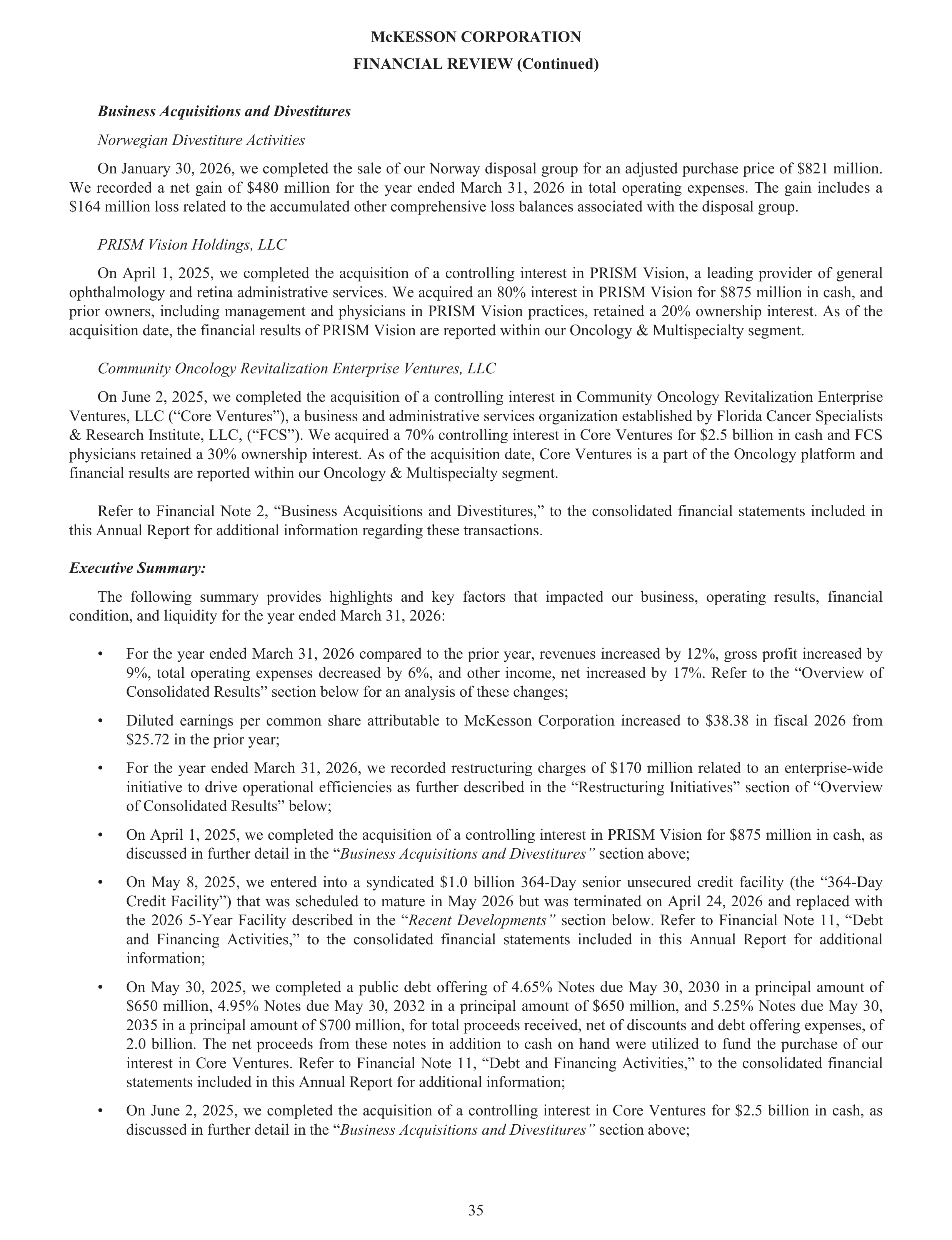 McKesson Annual Report — page 41