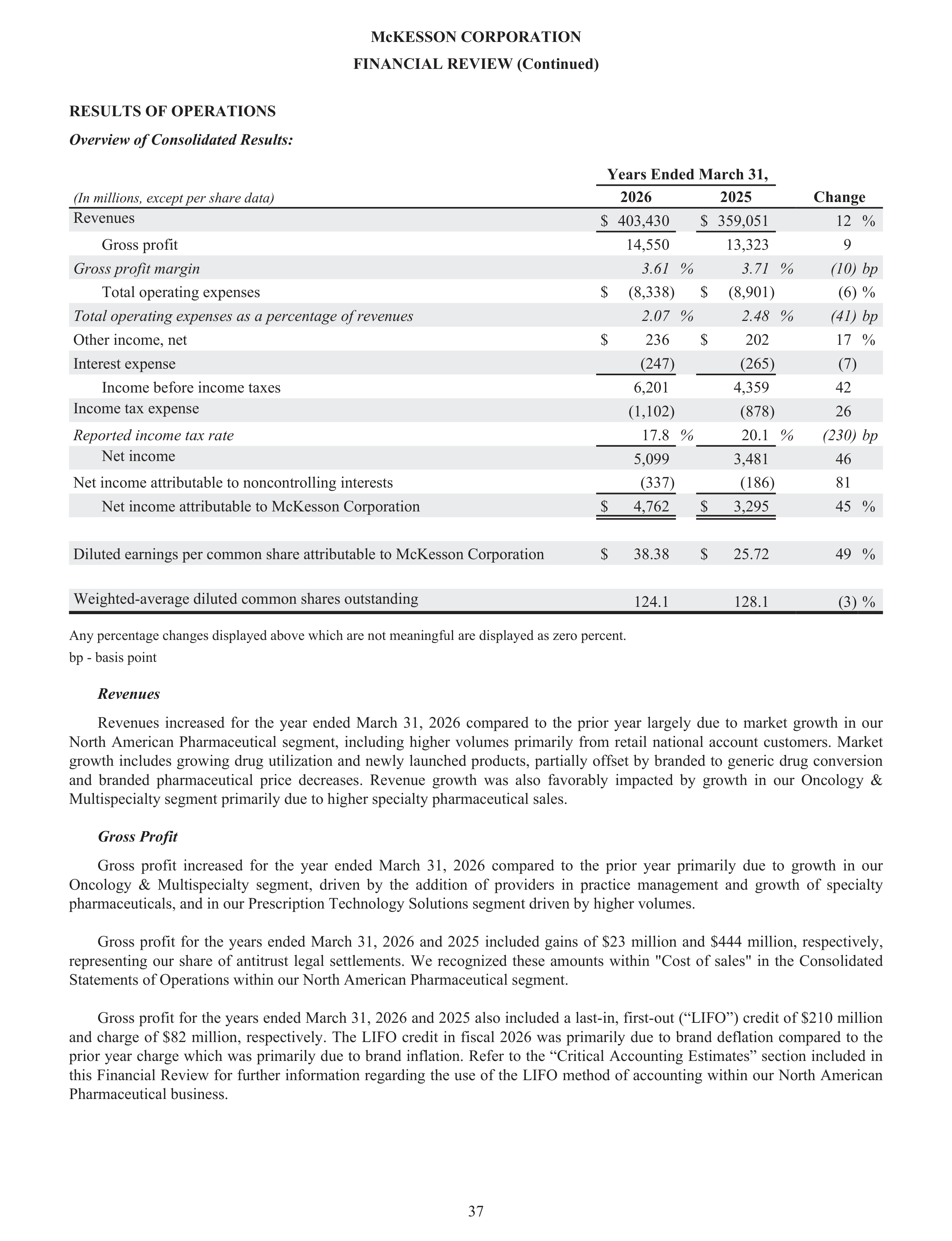 McKesson Annual Report — page 43