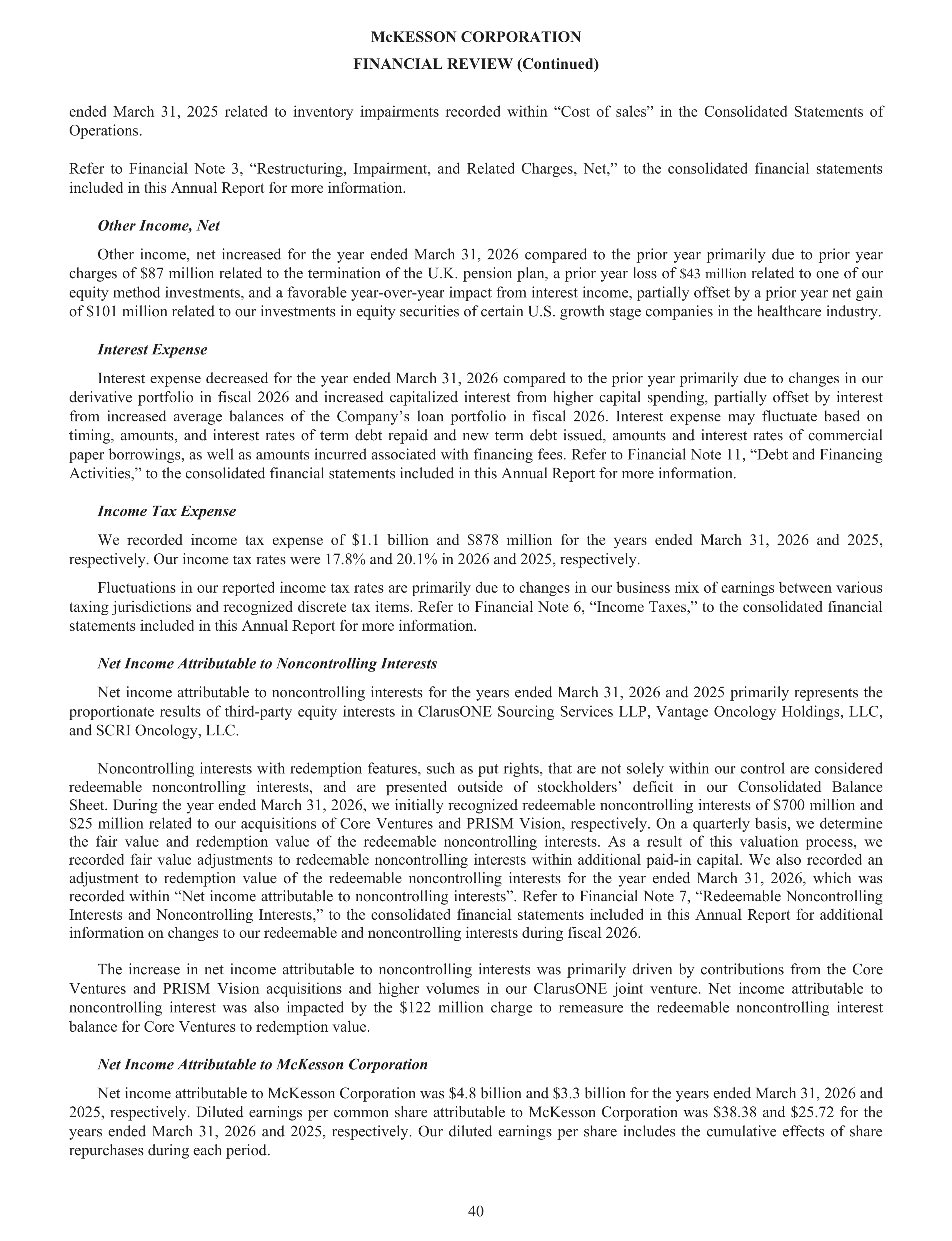 McKesson Annual Report — page 46