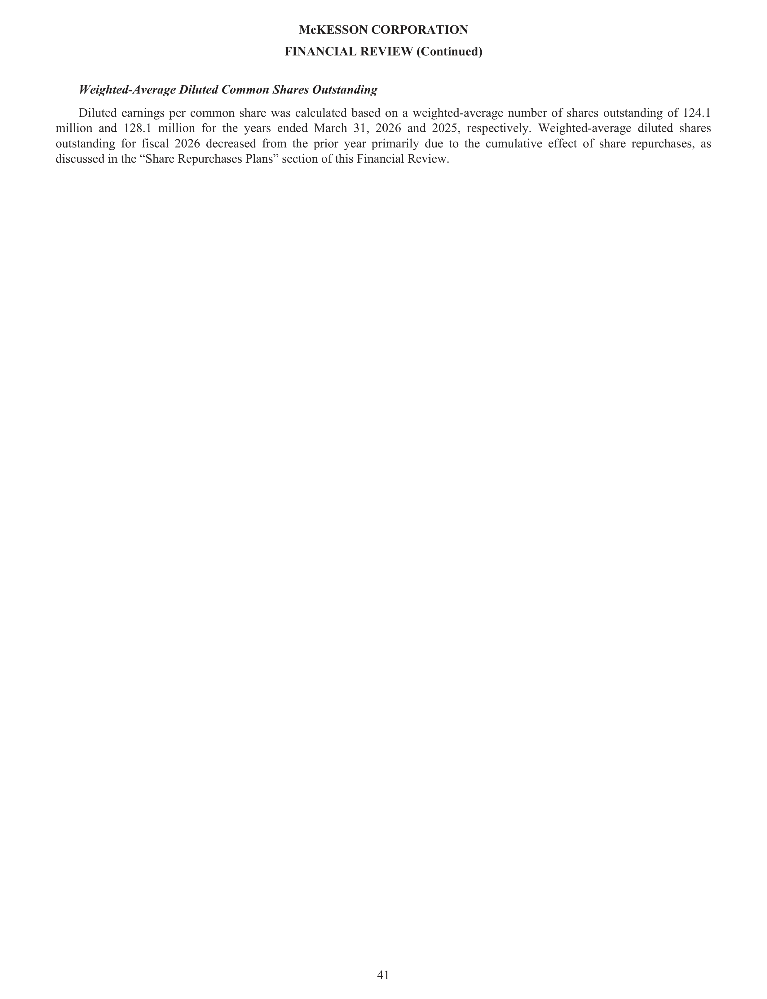 McKesson Annual Report — page 47