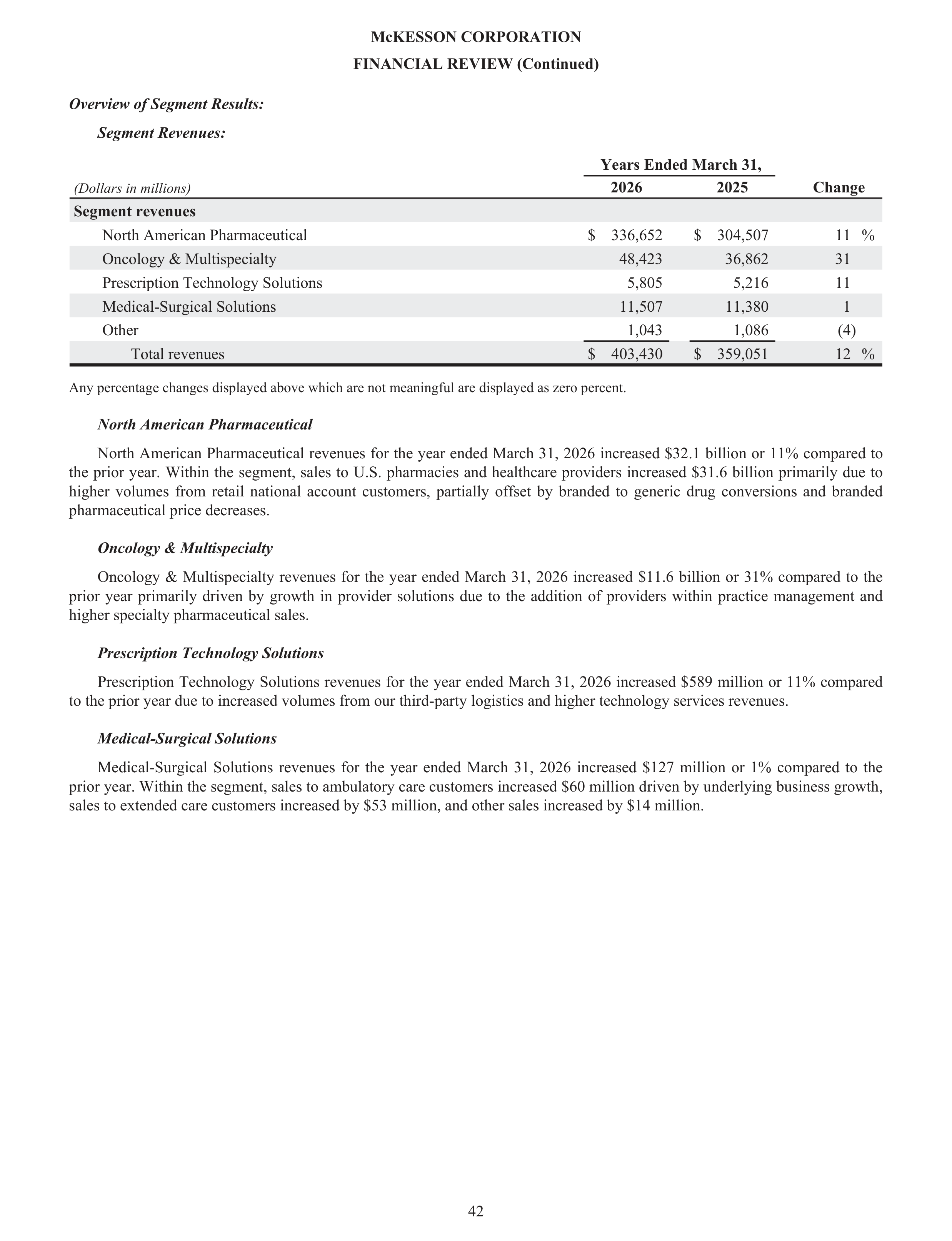 McKesson Annual Report — page 48
