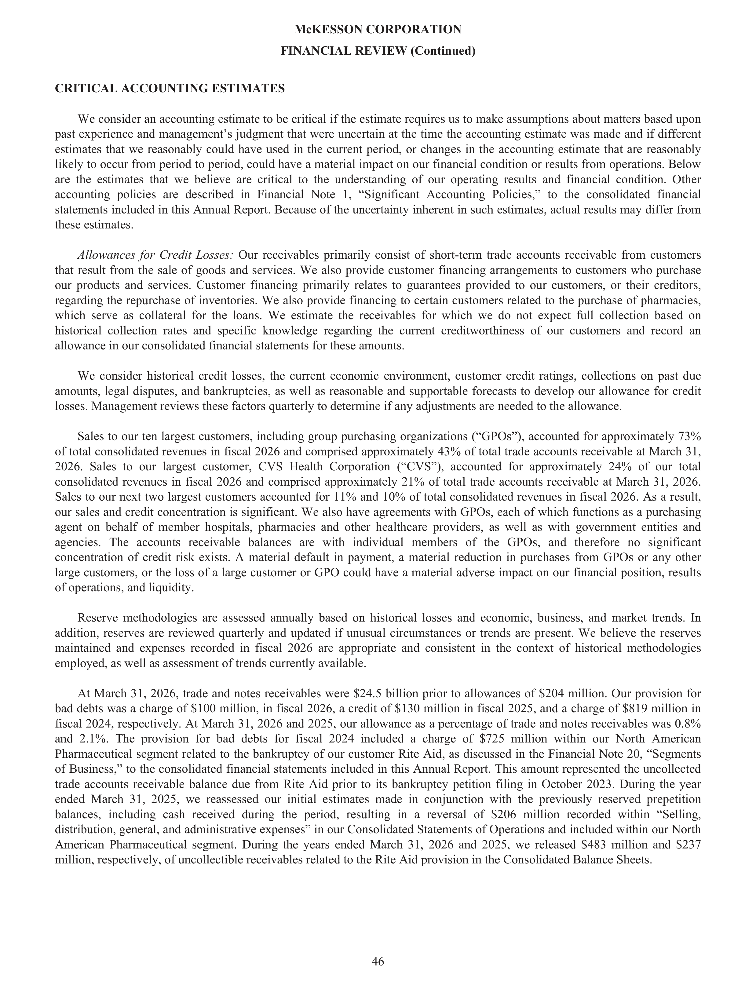McKesson Annual Report — page 52