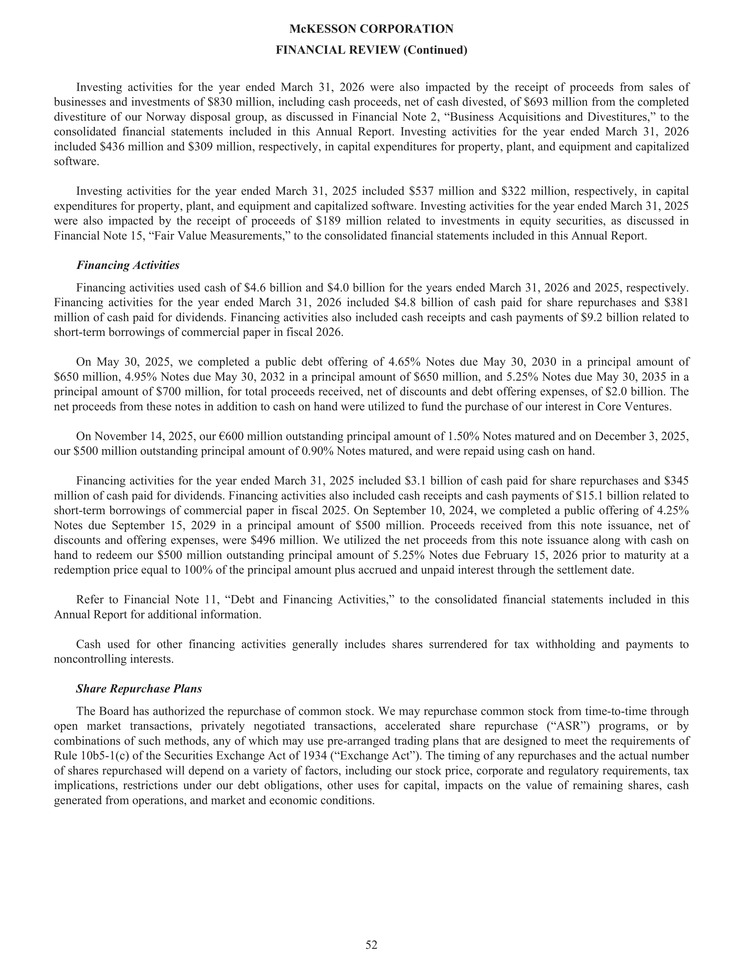 McKesson Annual Report — page 58