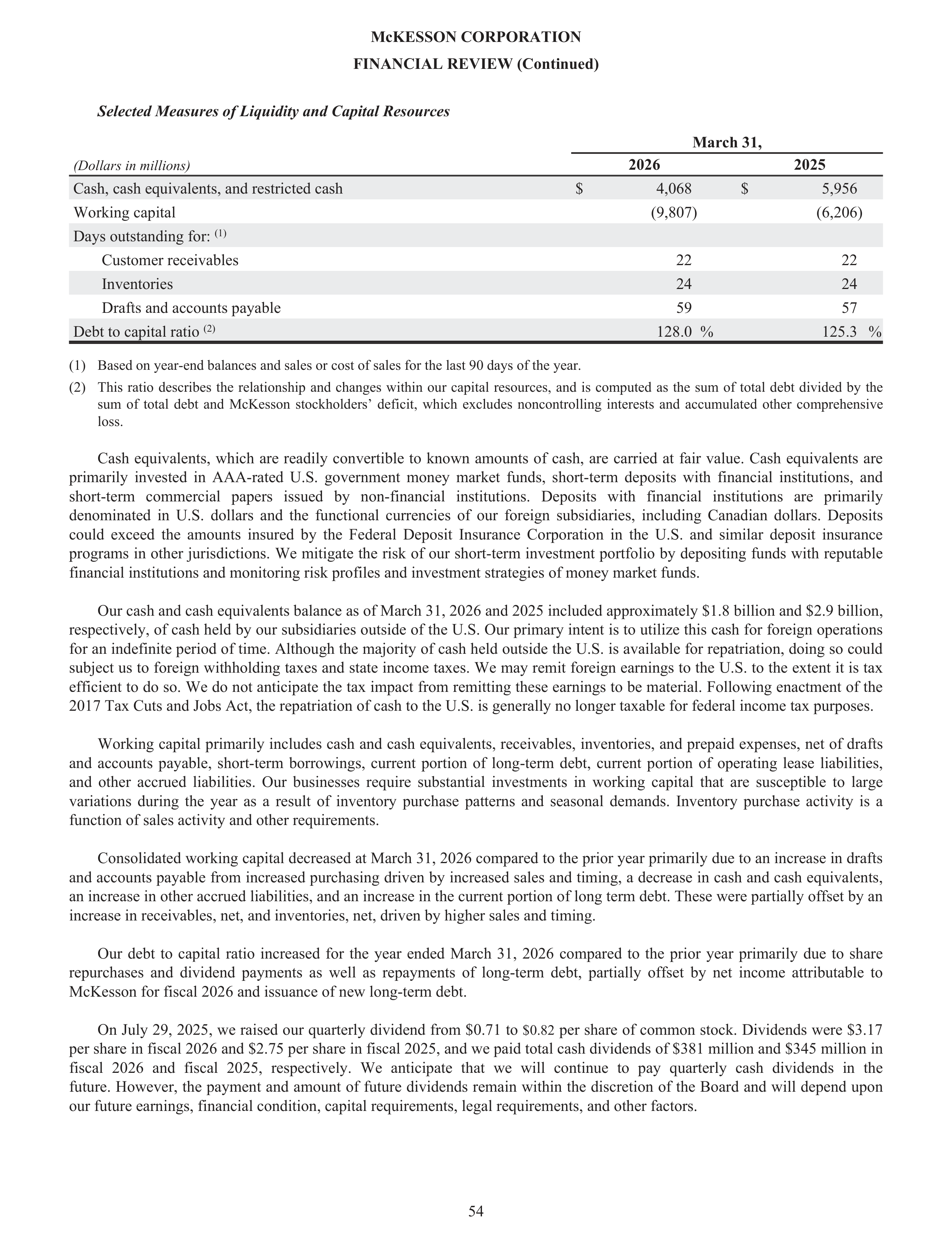 McKesson Annual Report — page 60