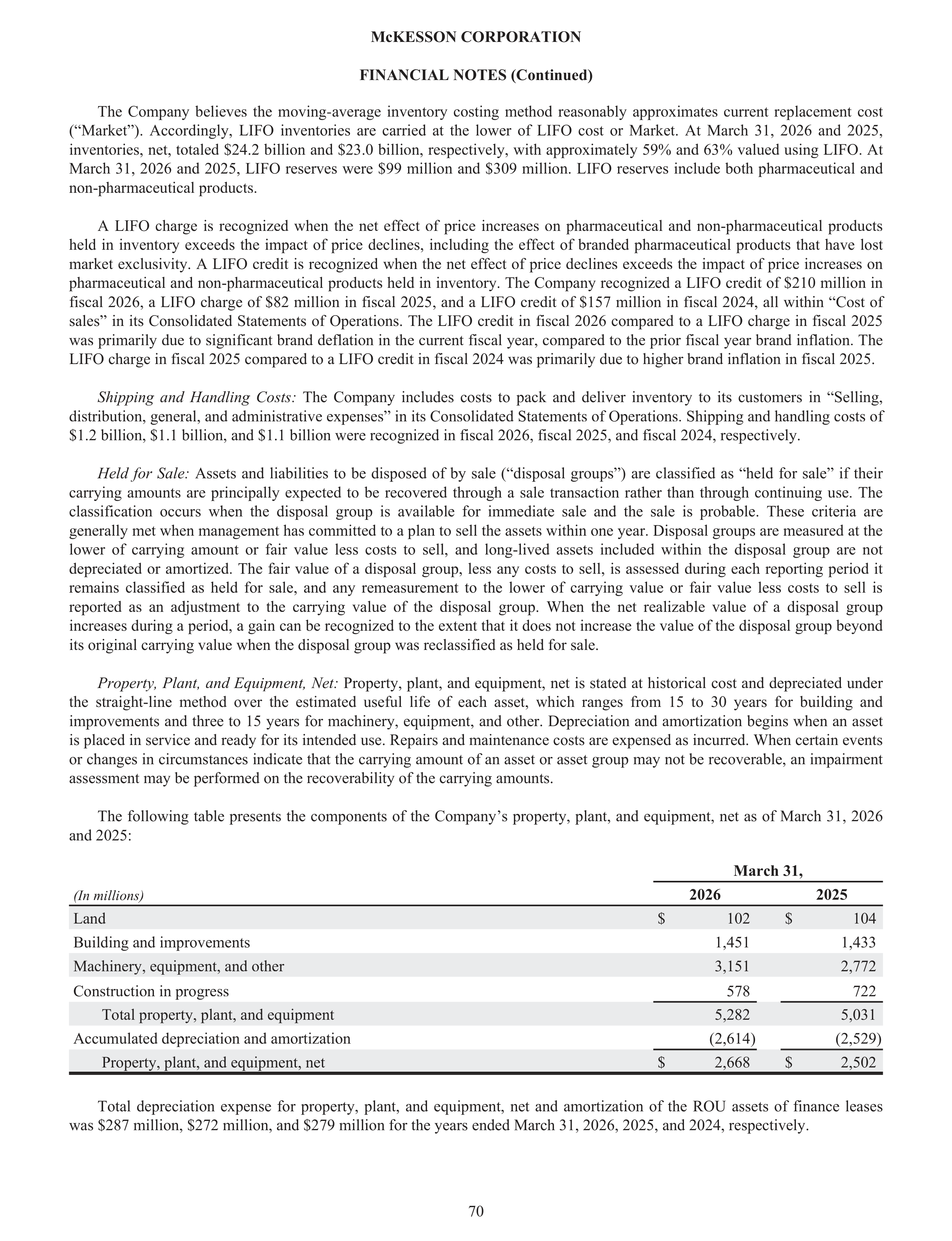 McKesson Annual Report — page 76