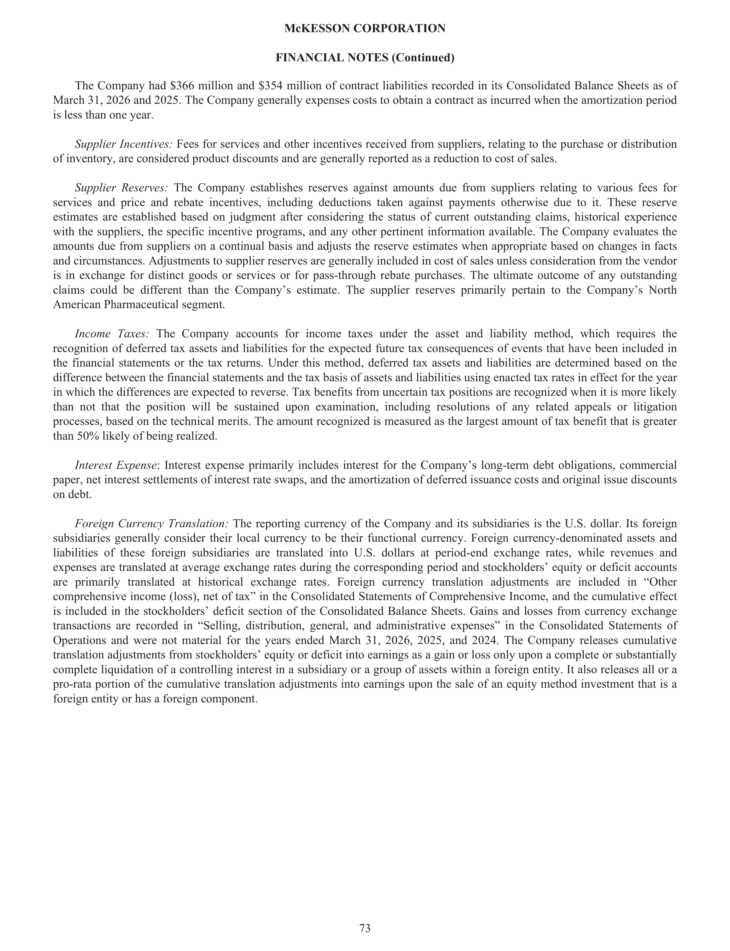 McKesson Annual Report — page 79