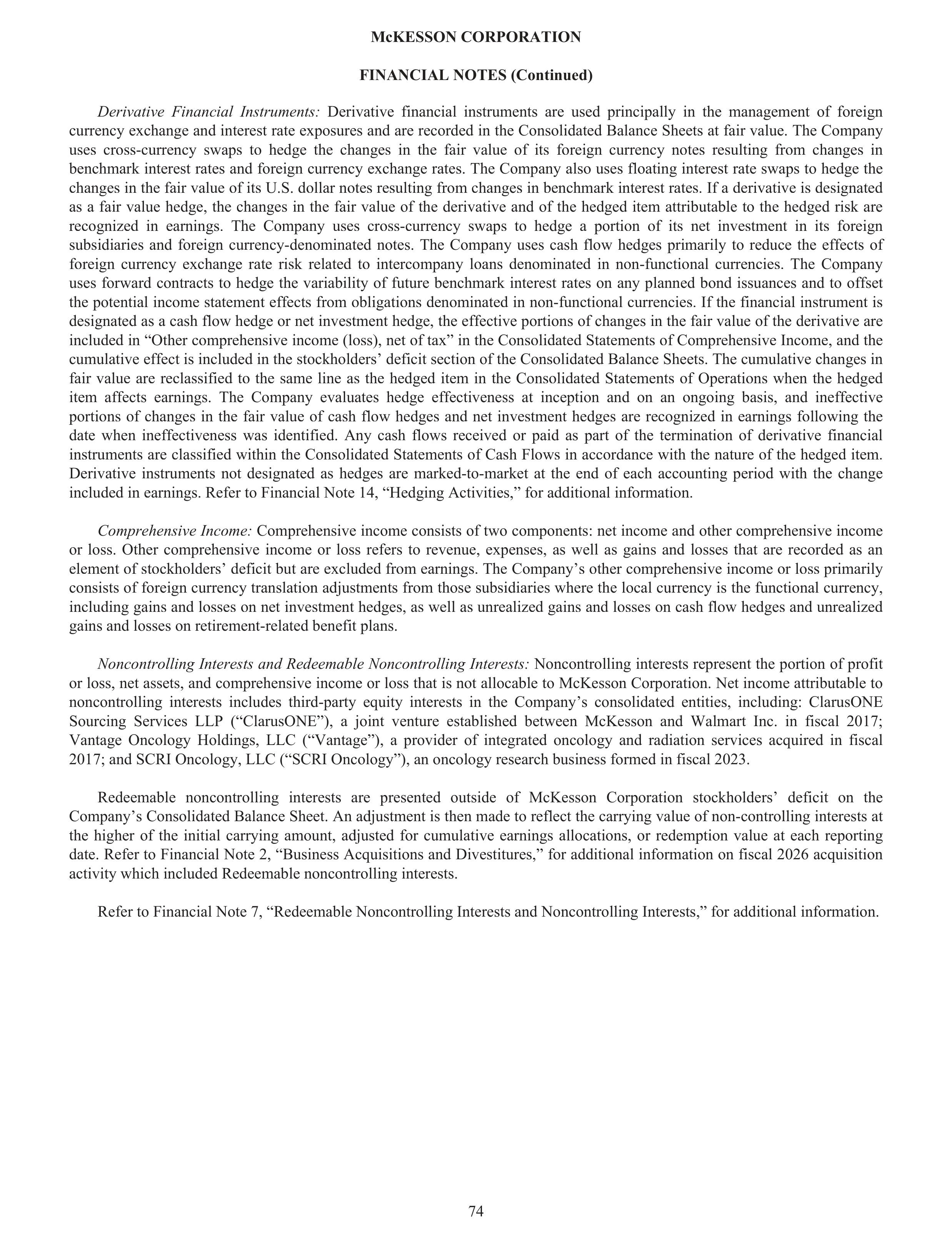 McKesson Annual Report — page 80