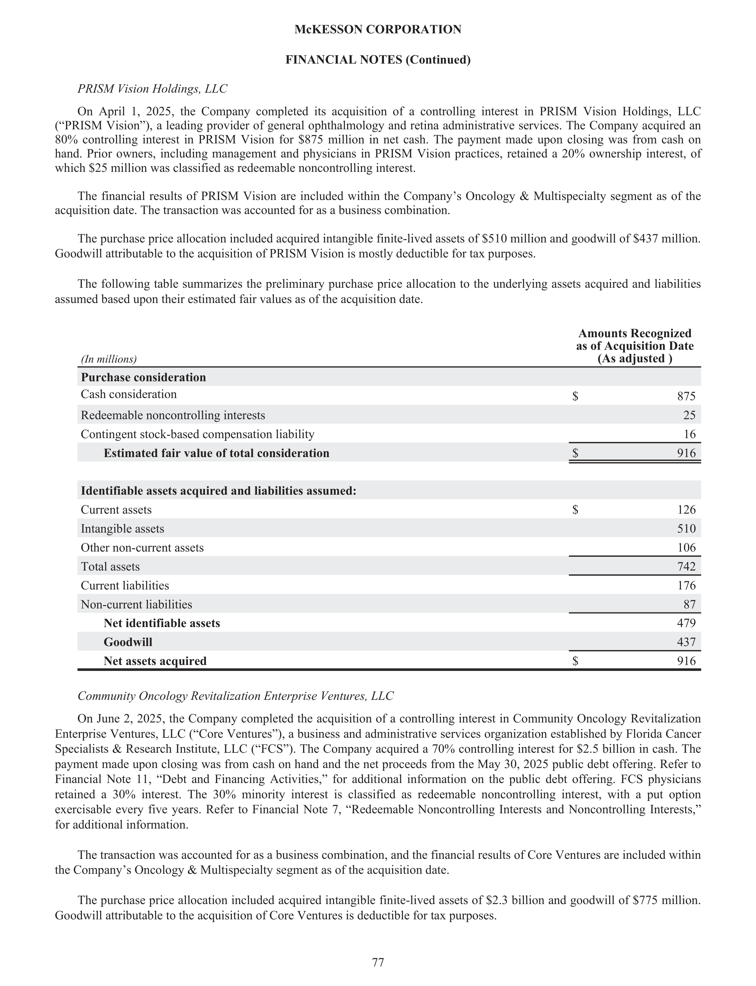 McKesson Annual Report — page 83