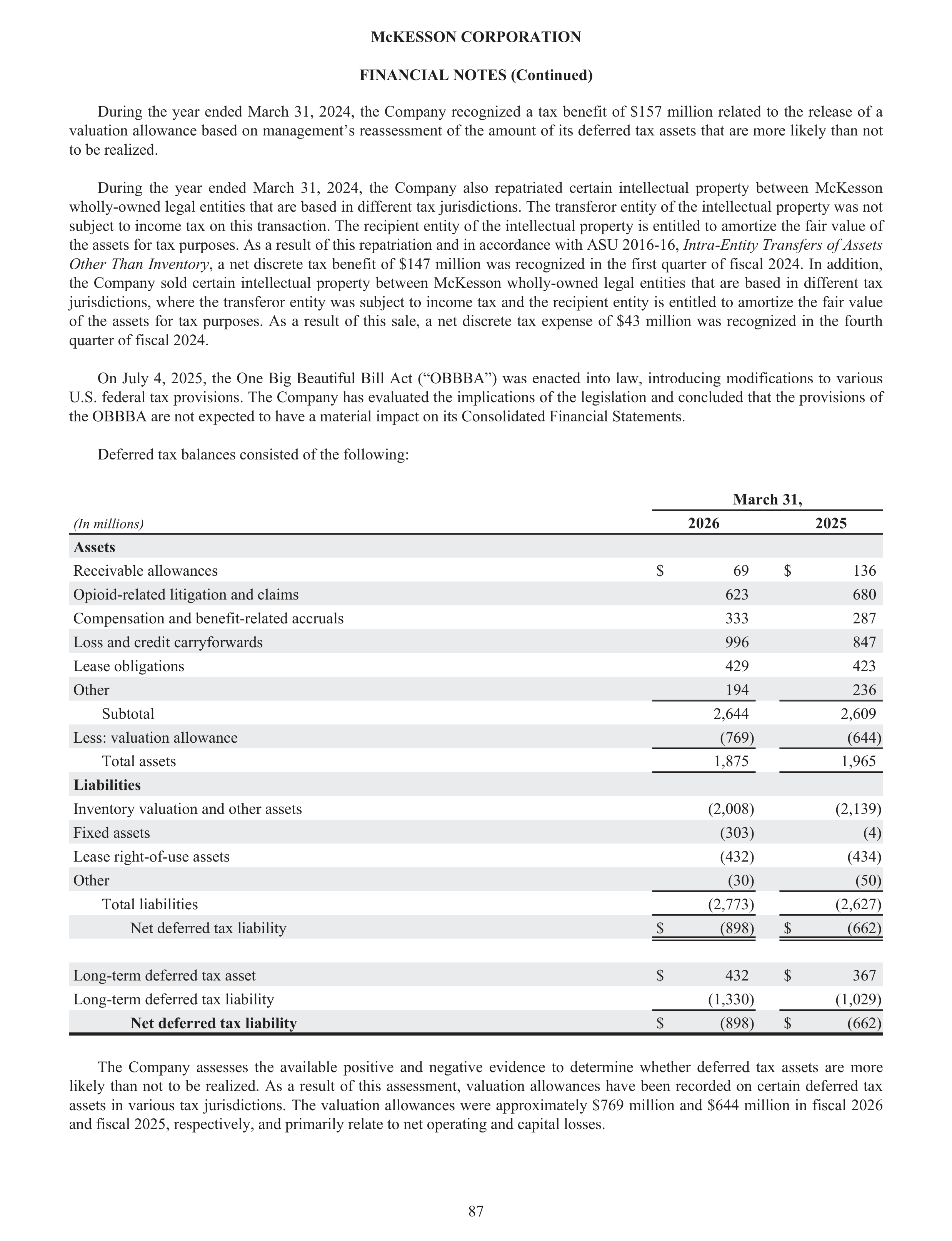 McKesson Annual Report — page 93