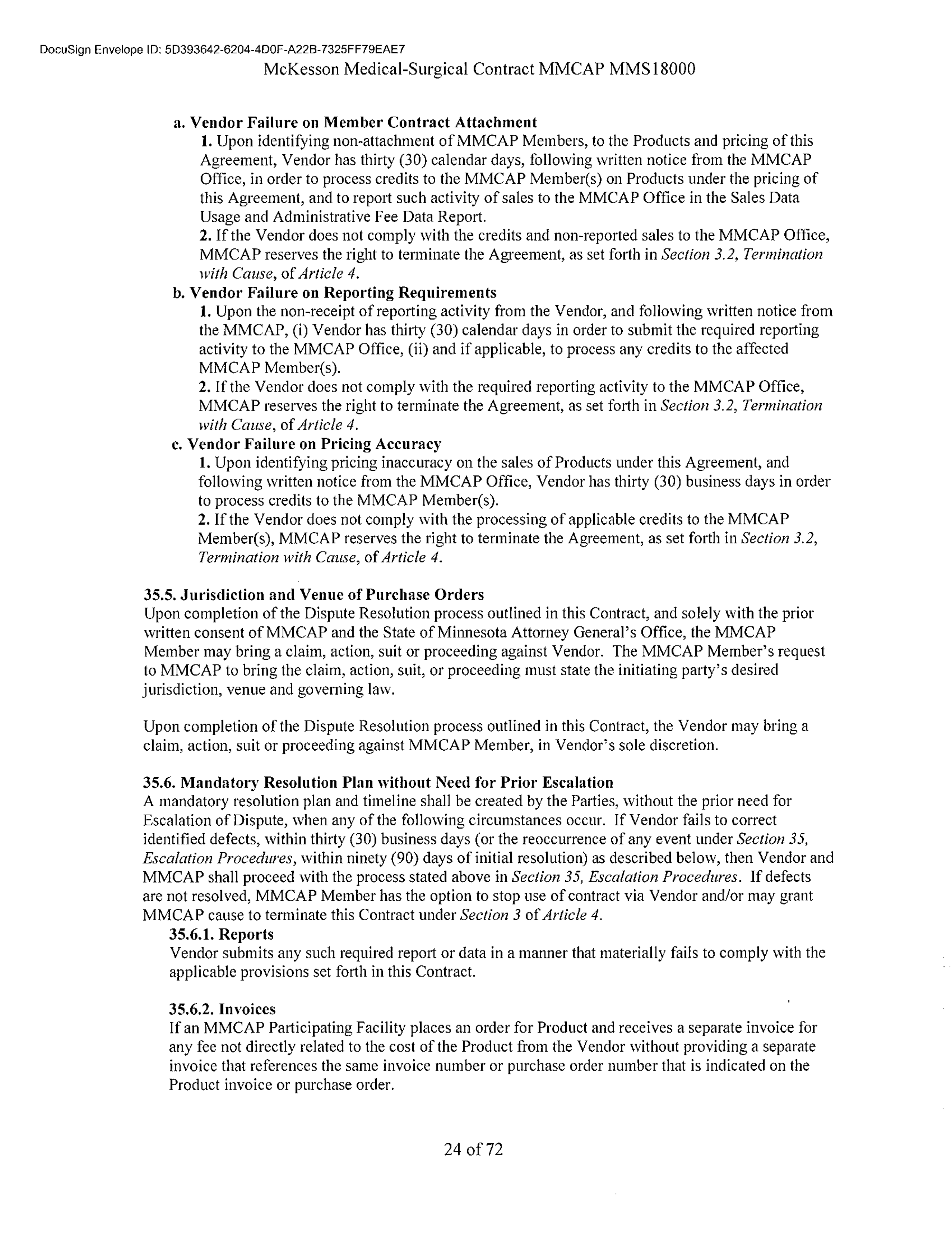 McKesson Medical Surgical Contract — page 24