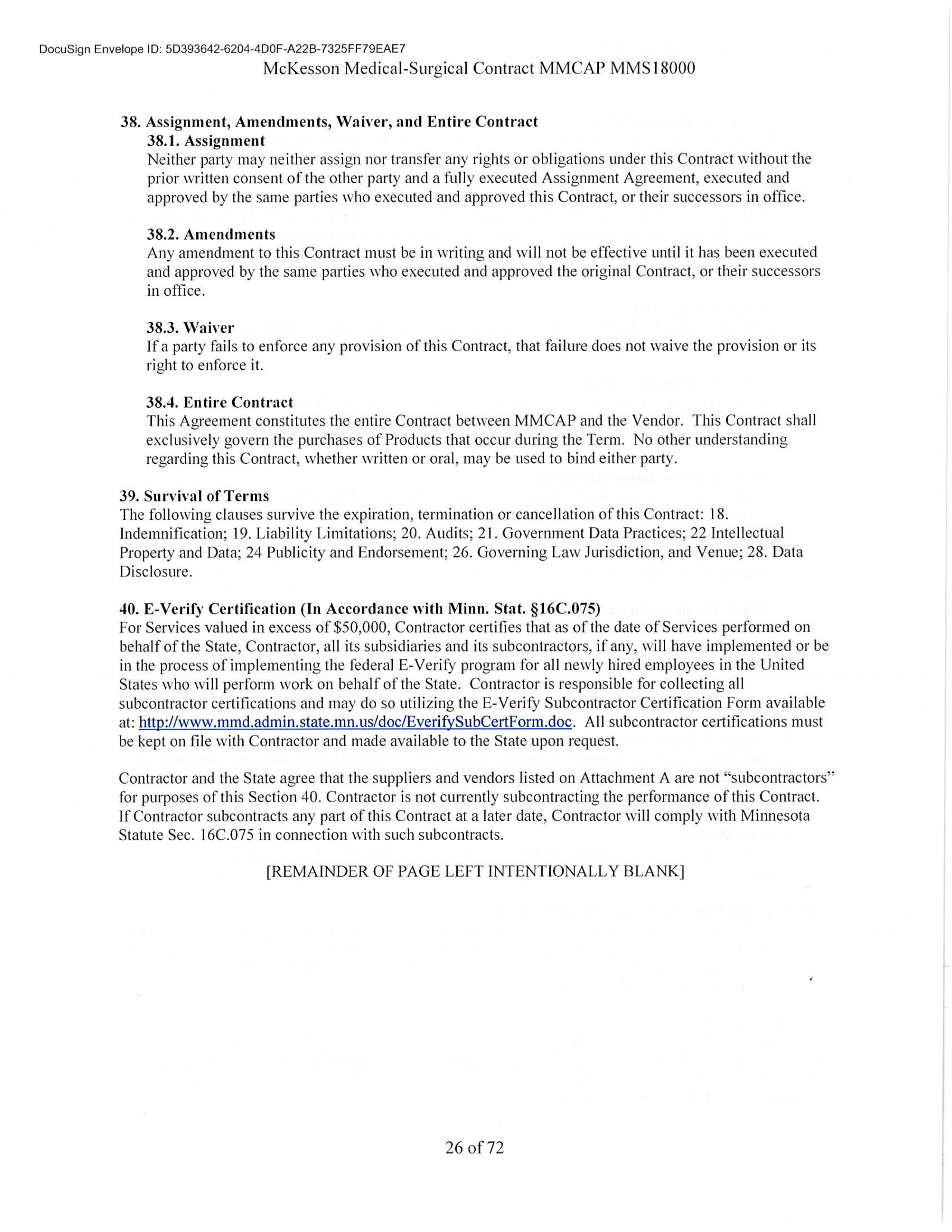 McKesson Medical Surgical Contract — page 26