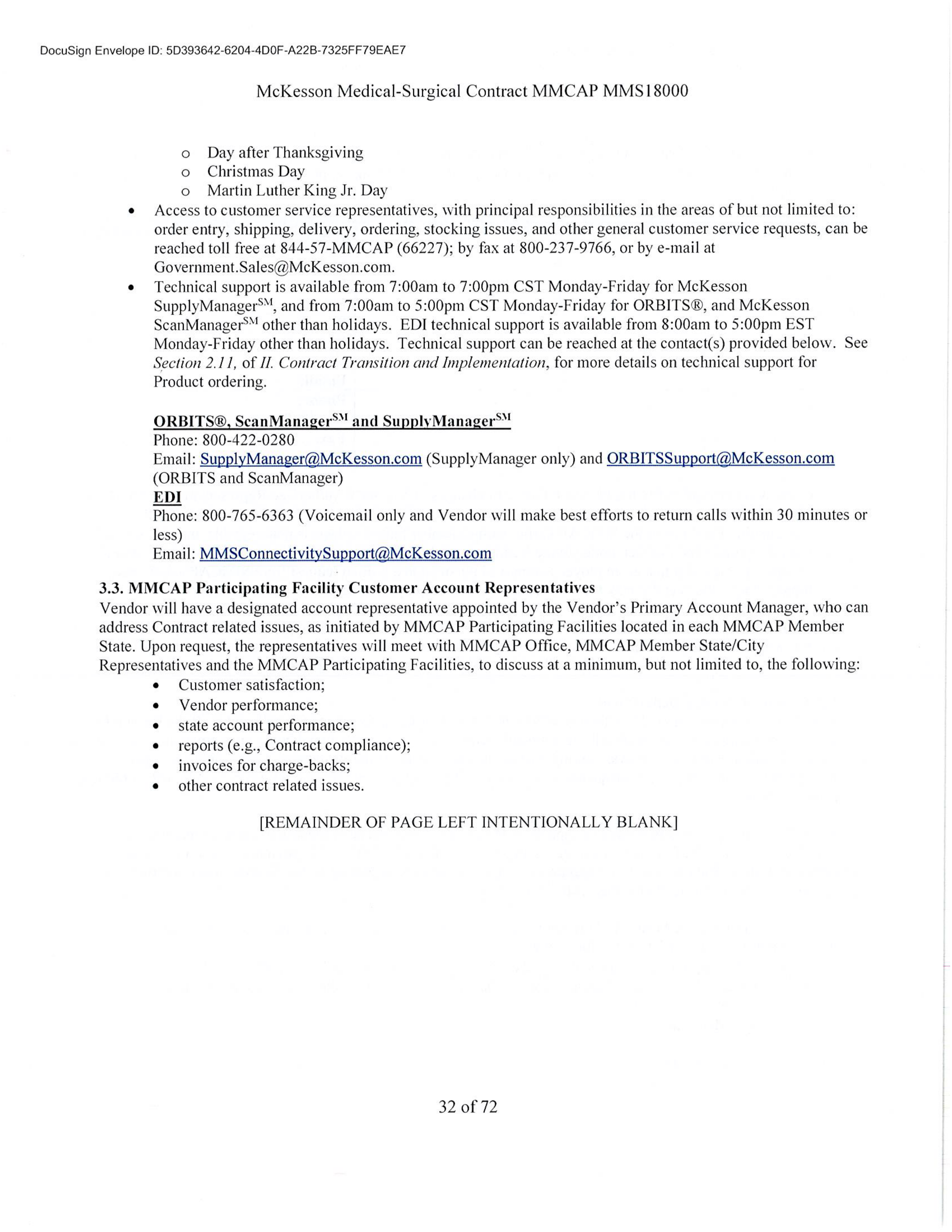 McKesson Medical Surgical Contract — page 32