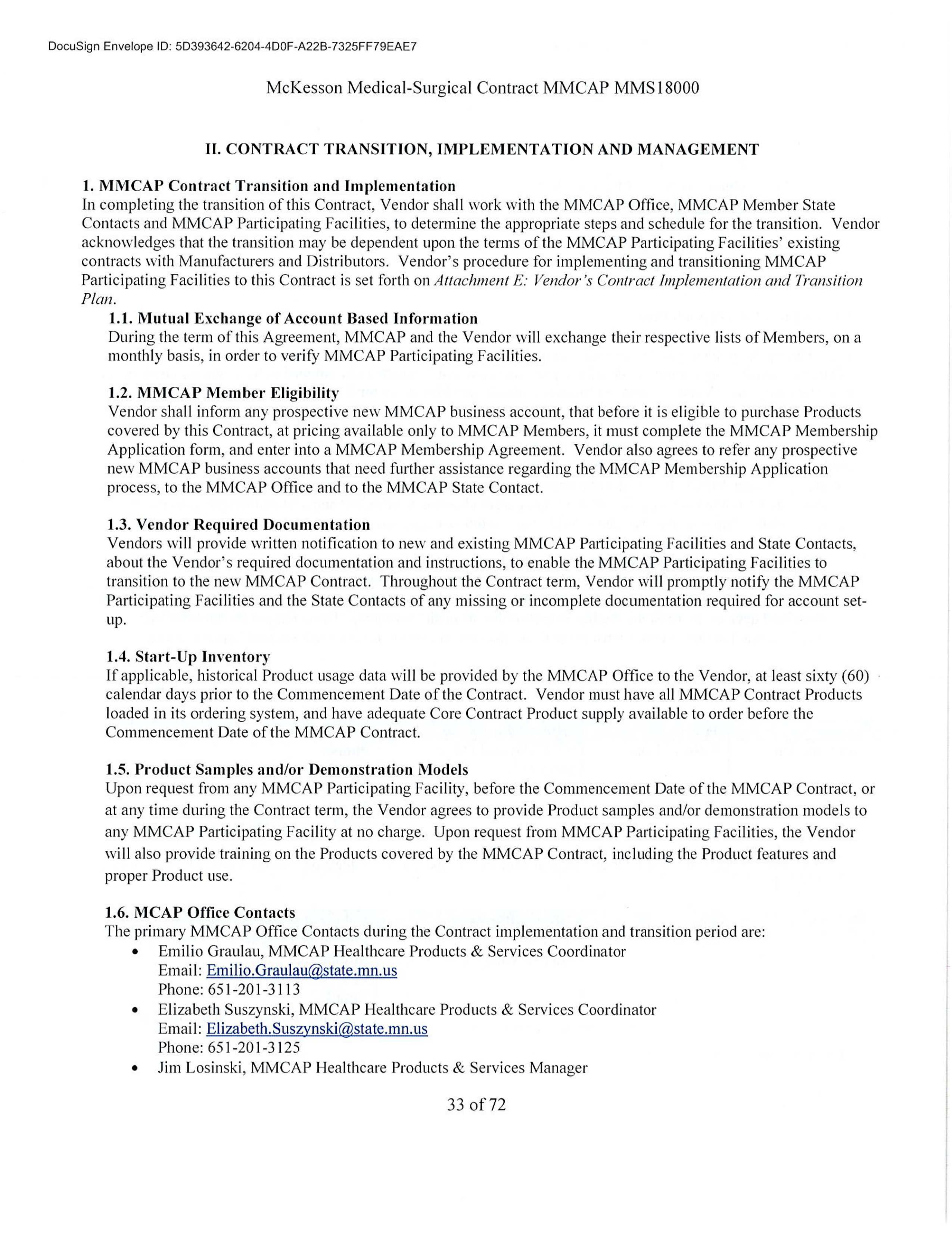 McKesson Medical Surgical Contract — page 33