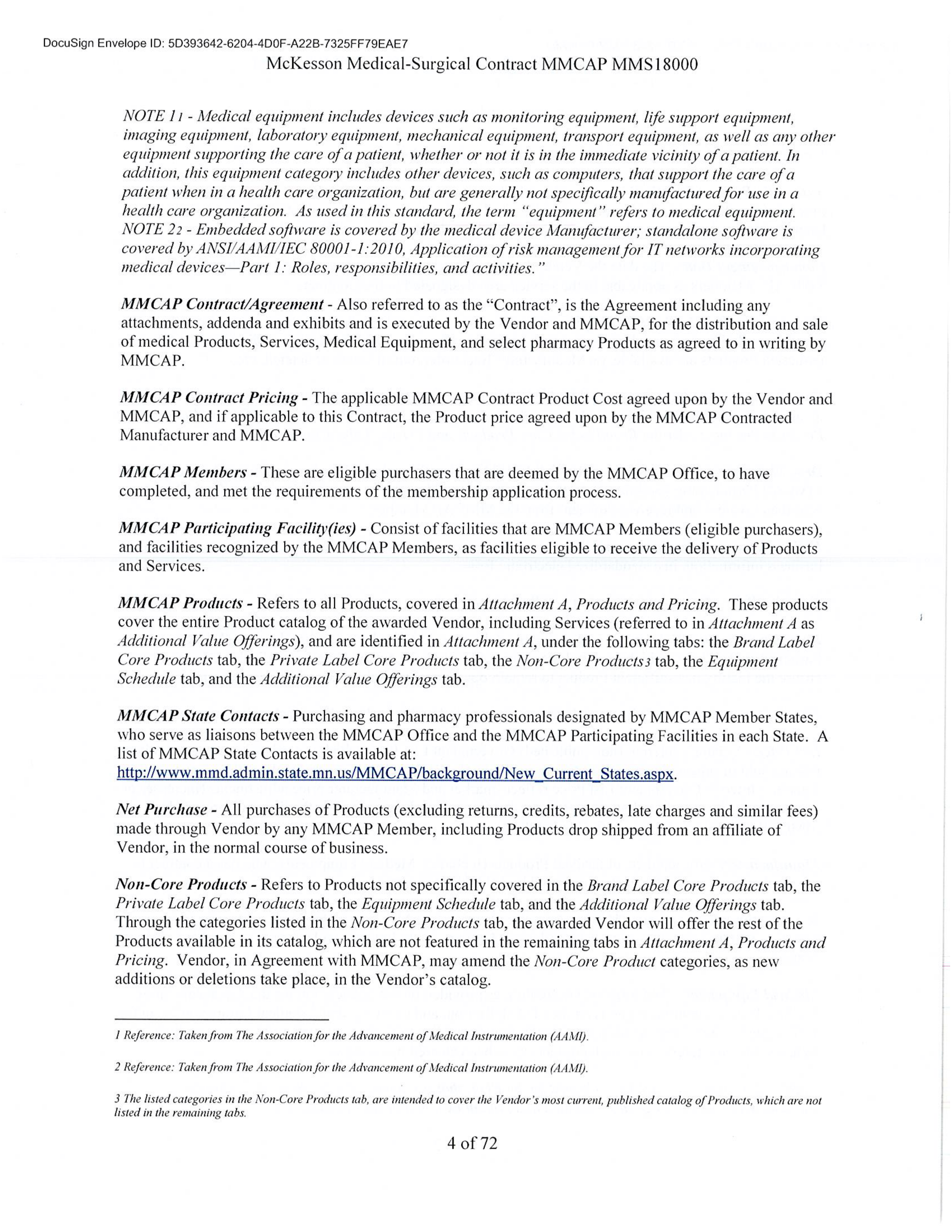 McKesson Medical Surgical Contract — page 4