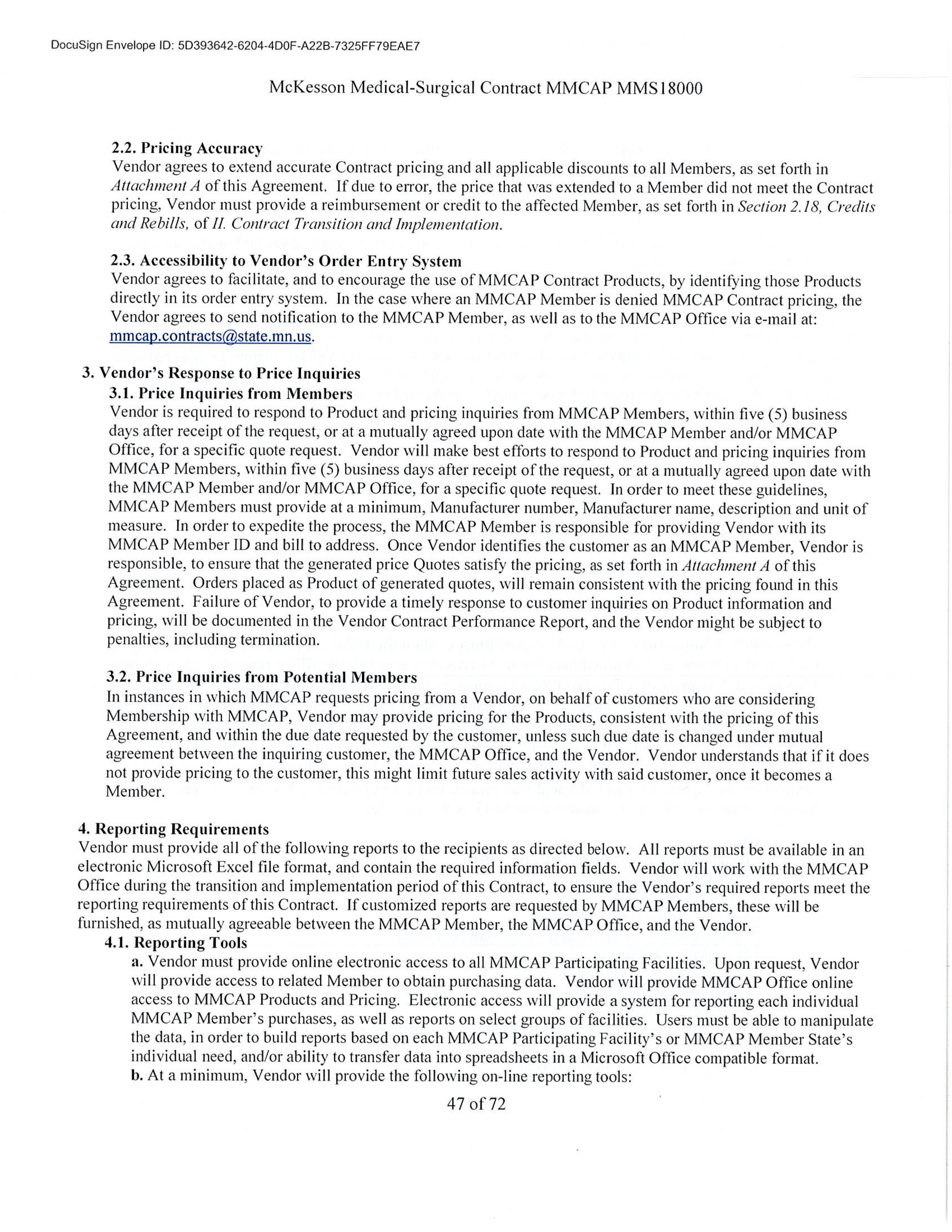 McKesson Medical Surgical Contract — page 47