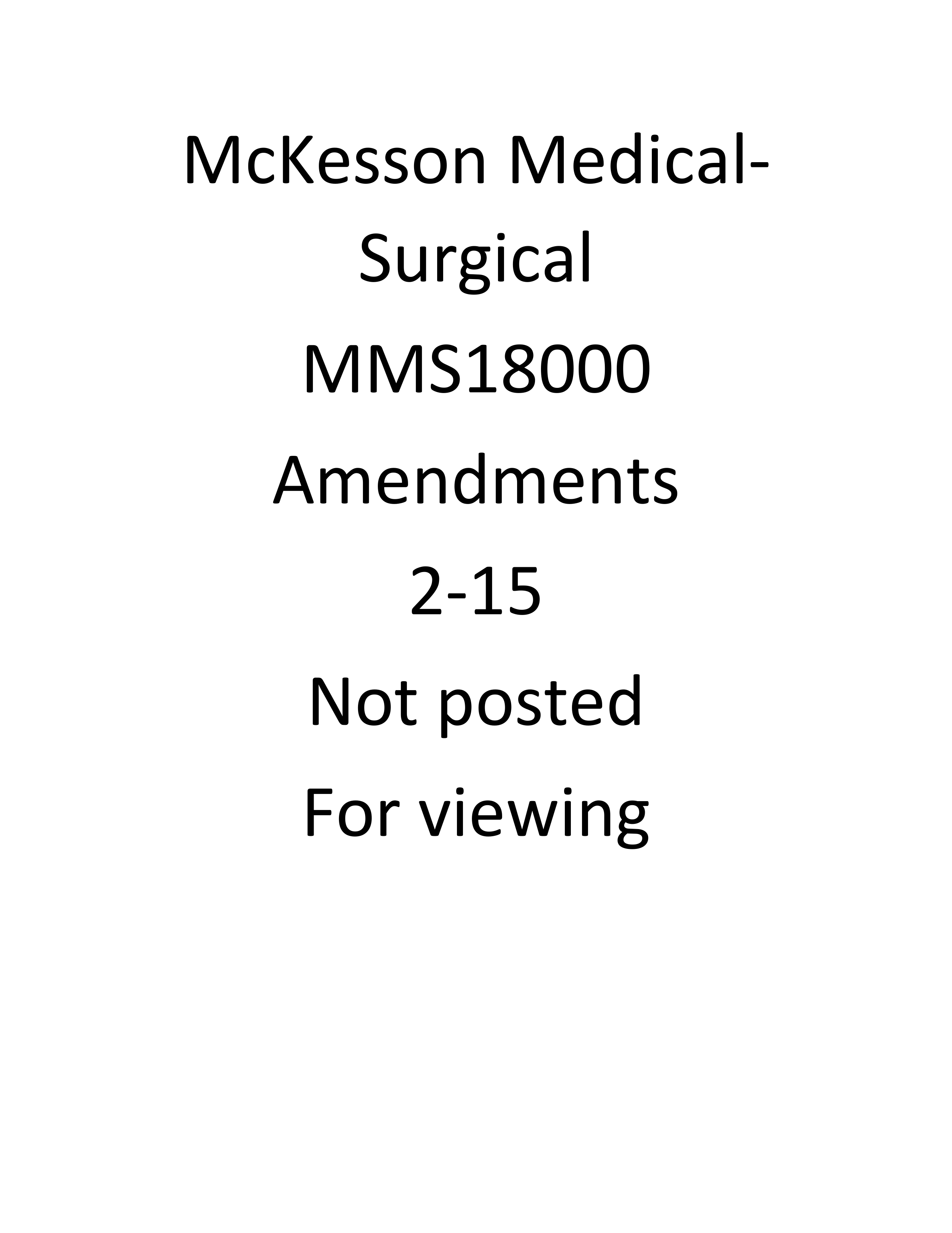 McKesson Medical Surgical Contract — page 74