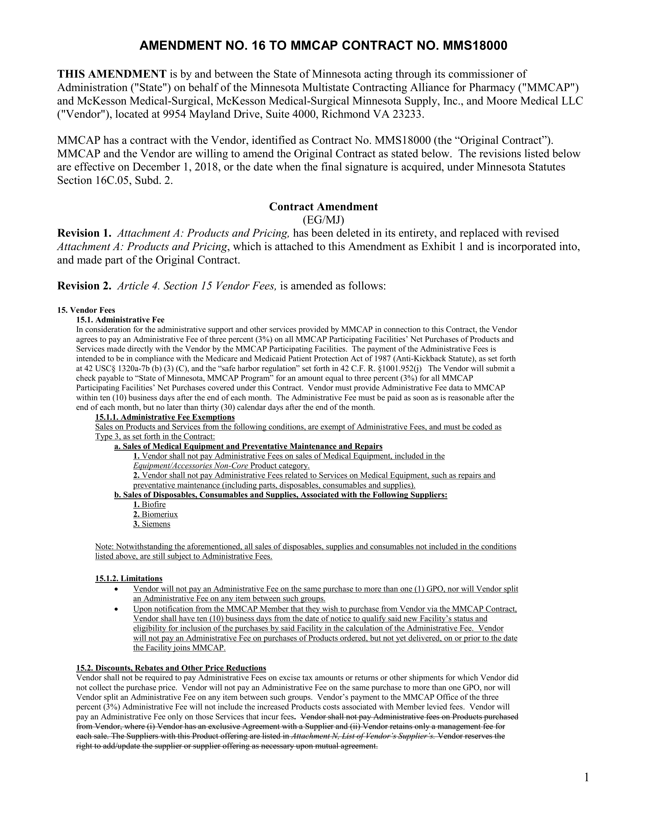 McKesson Medical Surgical Contract — page 75