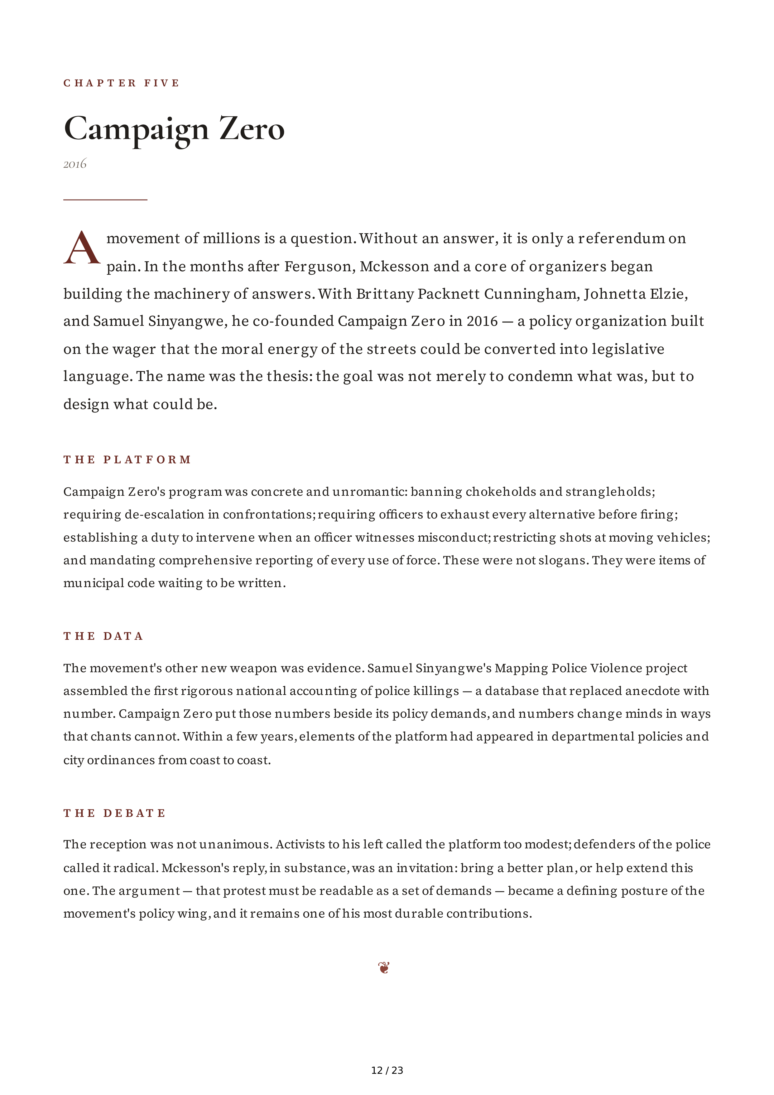 McKesson Skin in the Game Biography — page 12