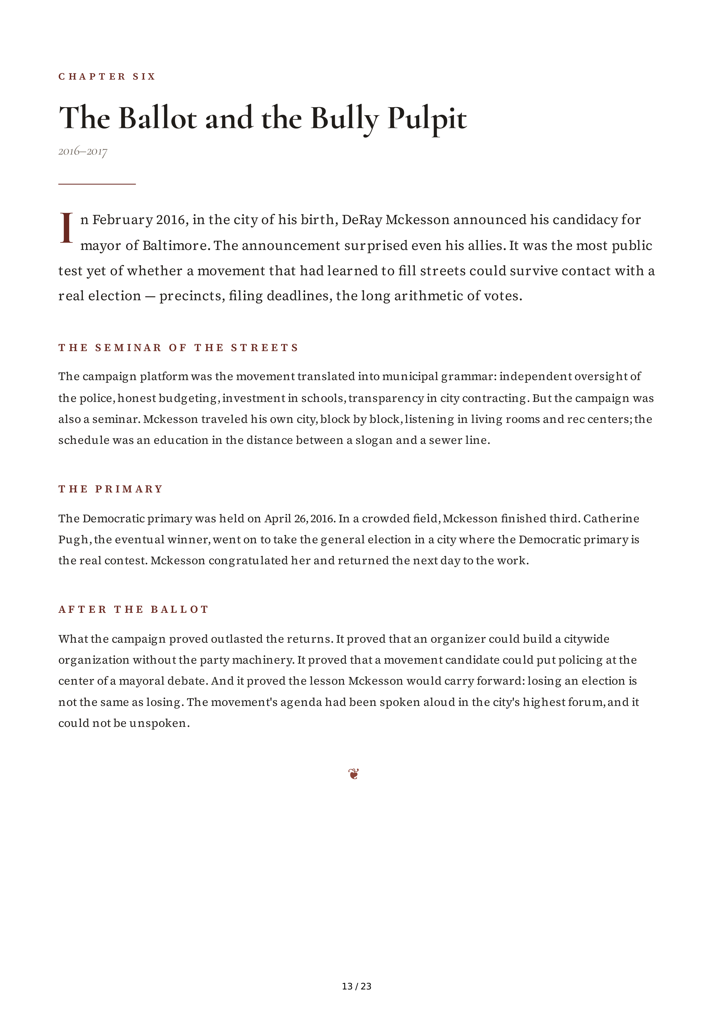 McKesson Skin in the Game Biography — page 13