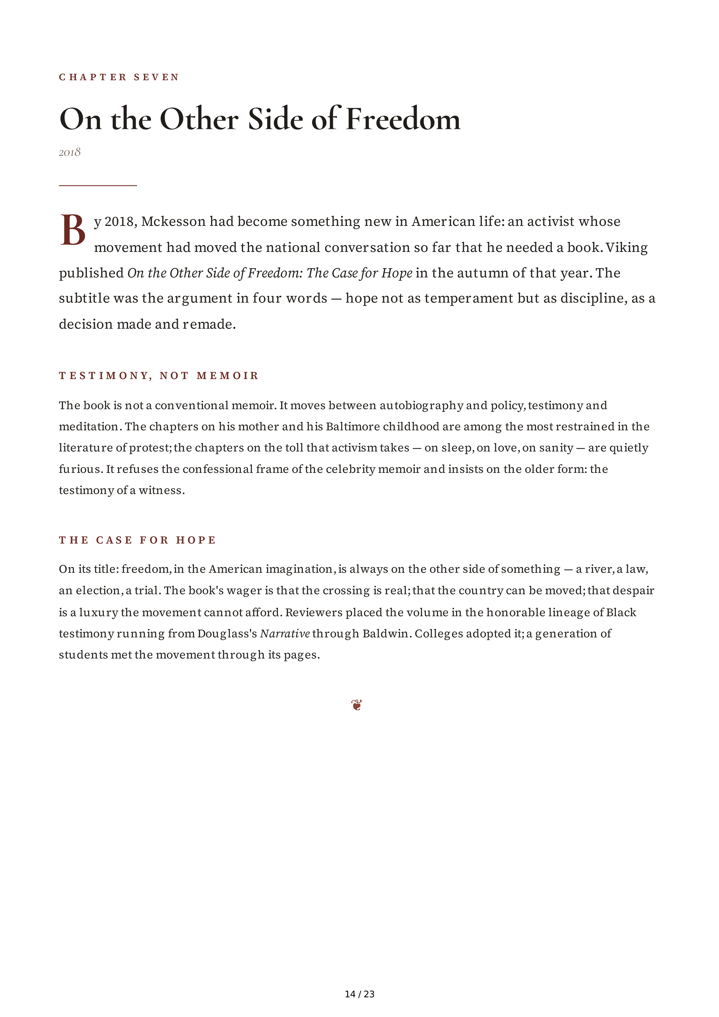 McKesson Skin in the Game Biography — page 14