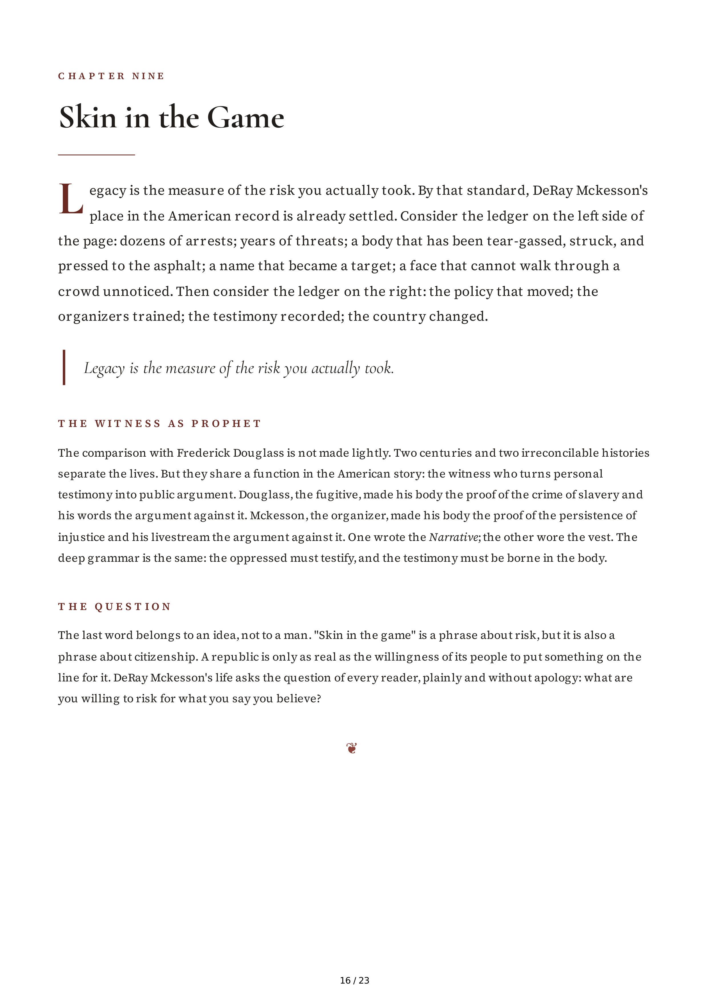 McKesson Skin in the Game Biography — page 16