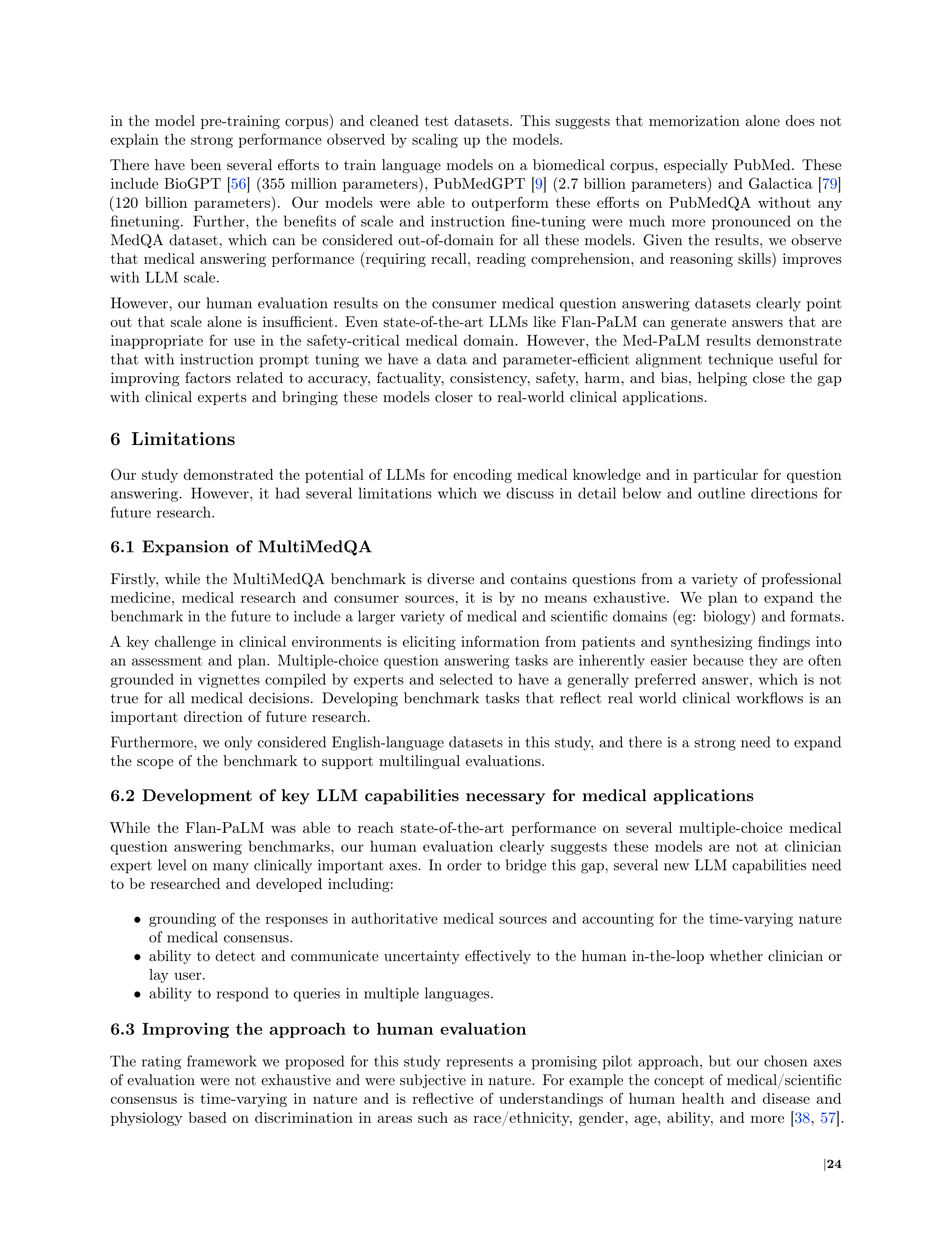 Med PaLM AI Agent for Healthcare Assistance — page 24
