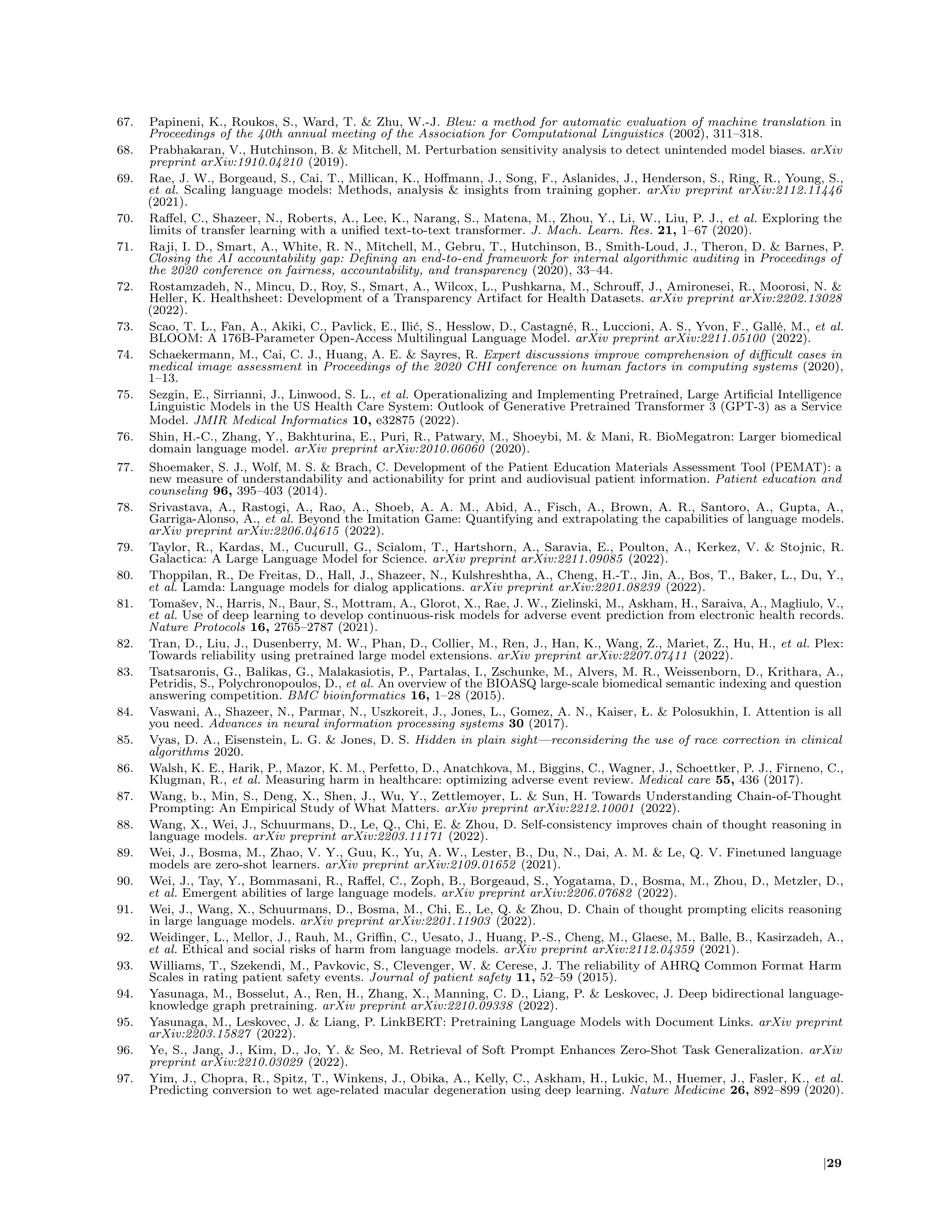 Med PaLM AI Agent for Healthcare Assistance — page 29