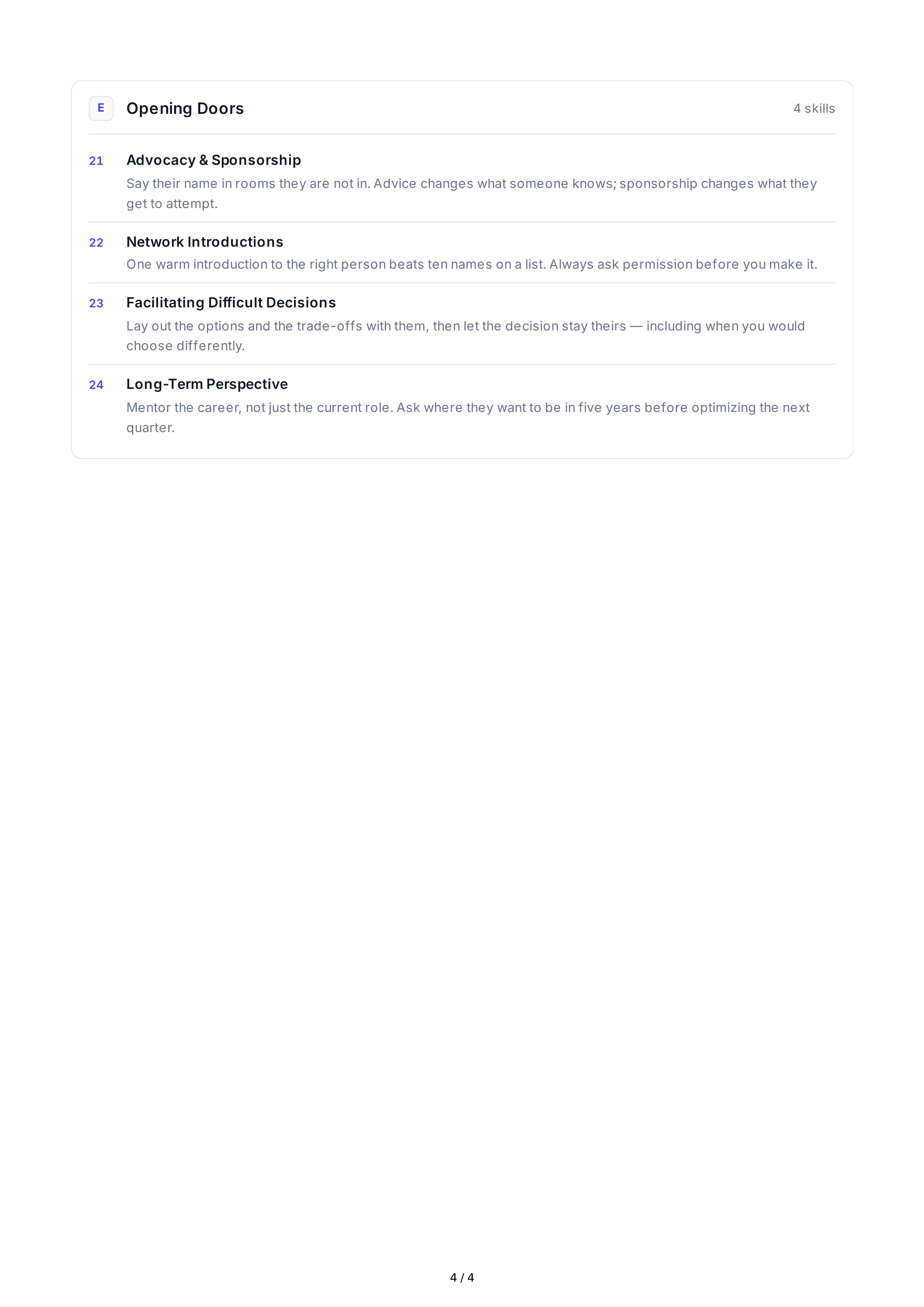 Mentoring Soft Skills — page 4