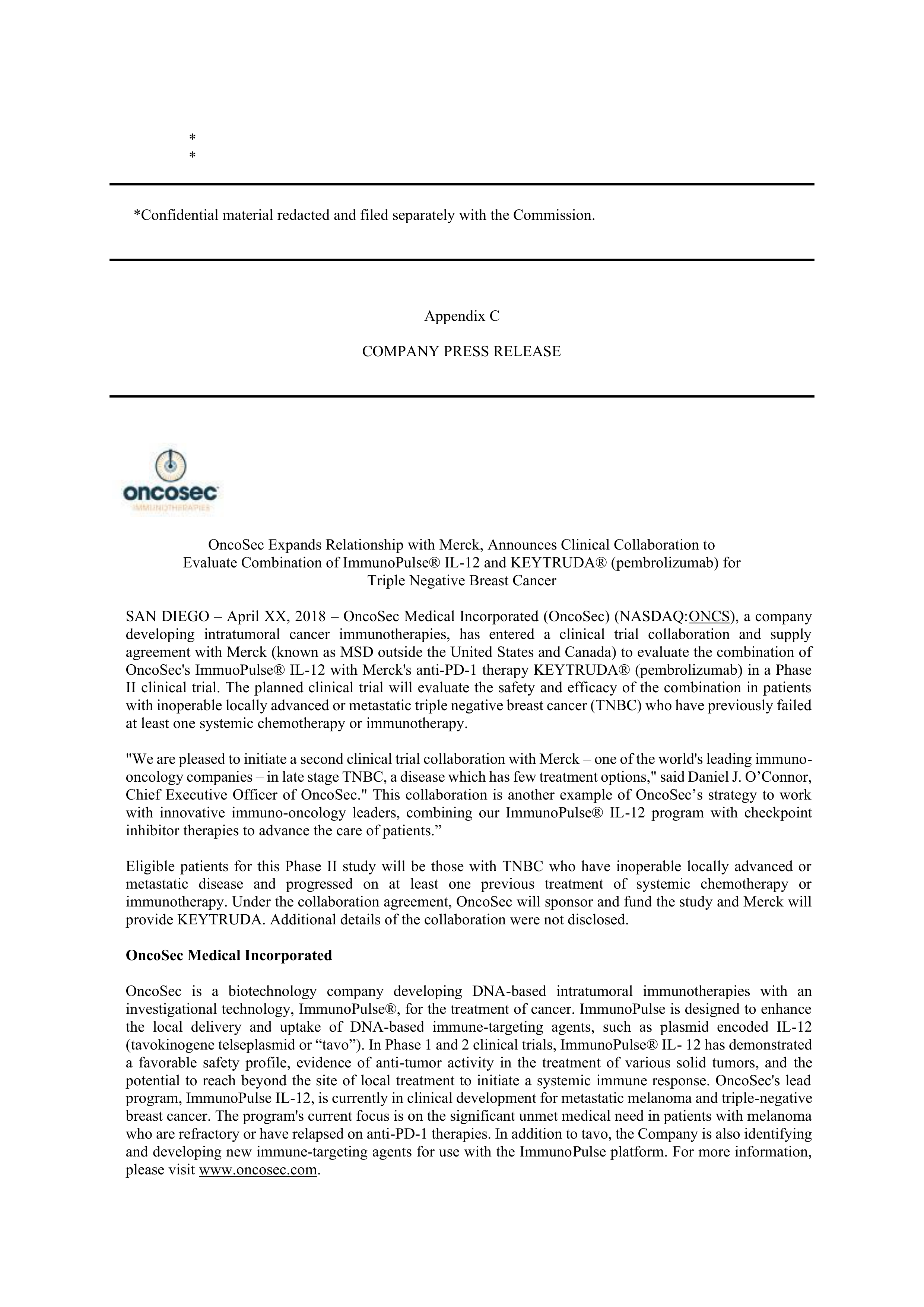 Merck Clinical Trial Agreement — page 40