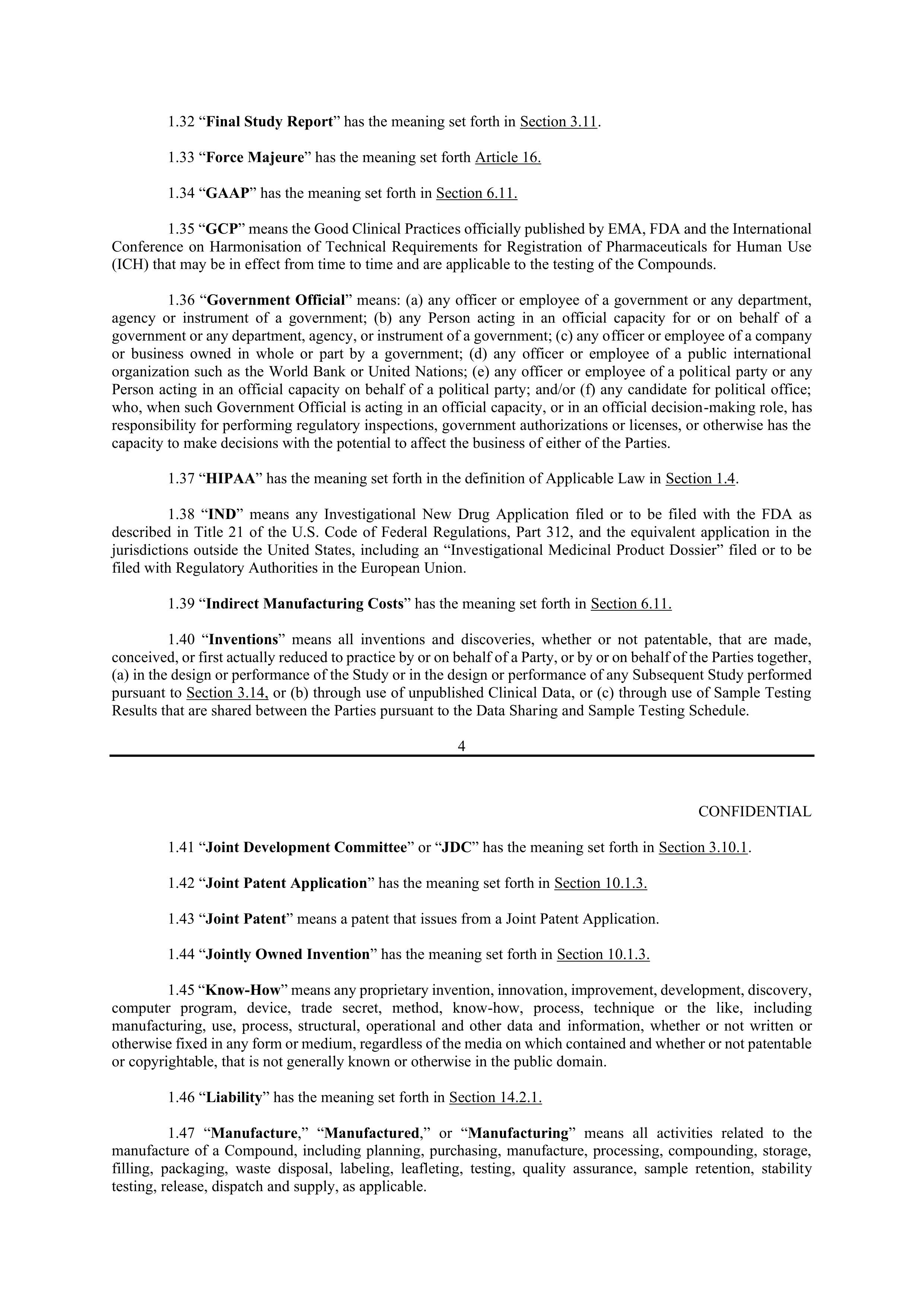 Merck Clinical Trial Agreement — page 6