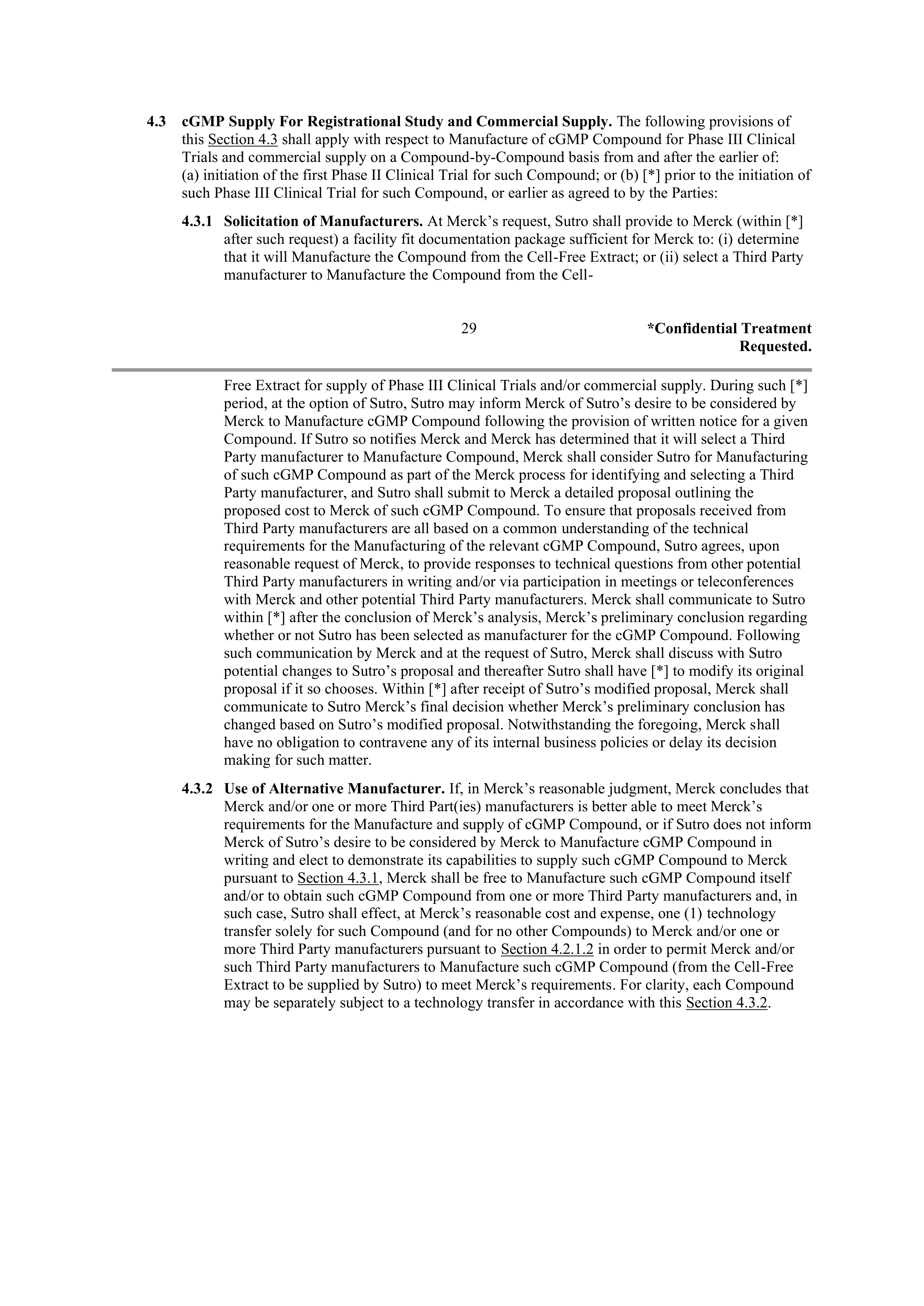 Merck Research Collaboration Agreement — page 26